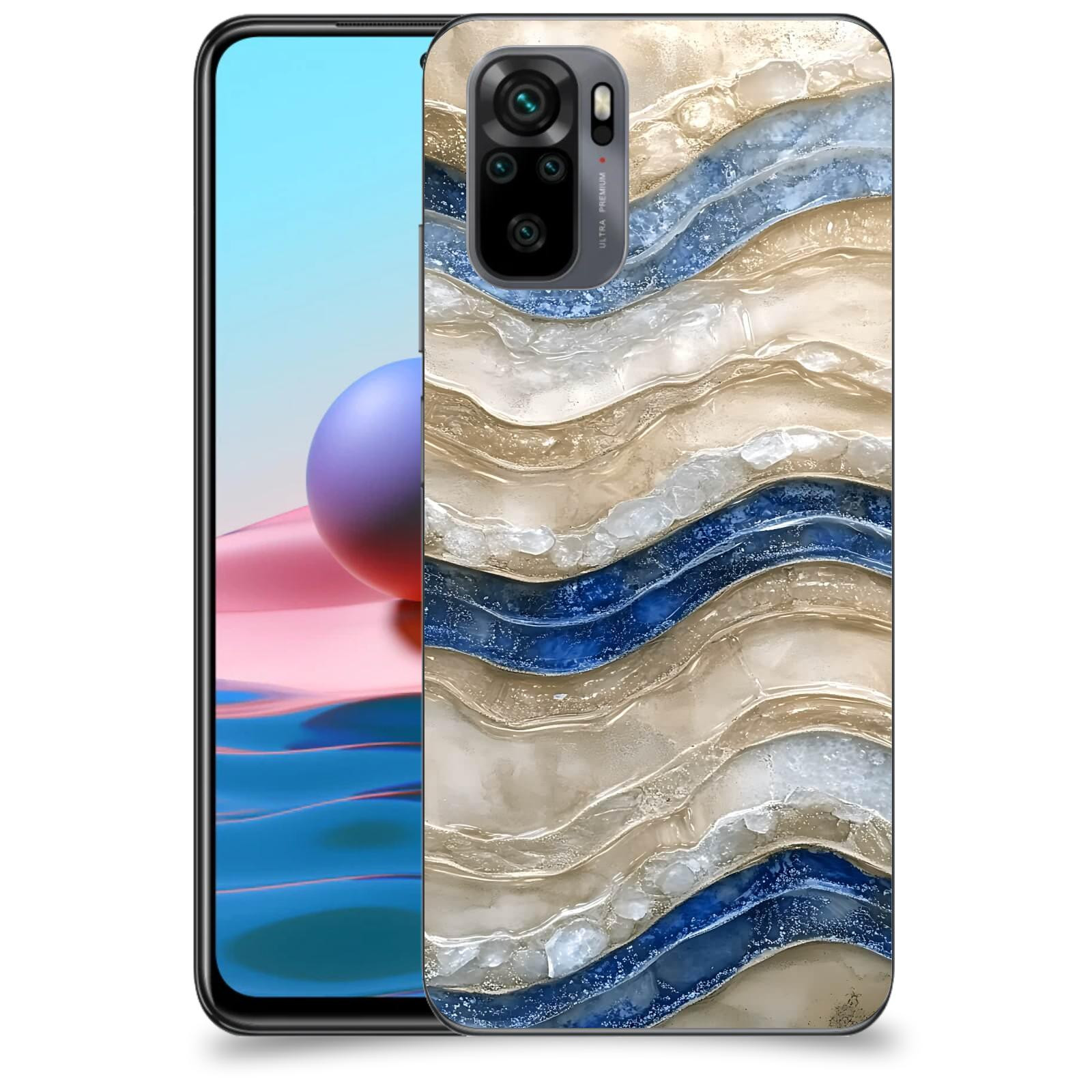 ACOVER Kryt na mobil Xiaomi Redmi Note 10 - Struktura a Harmonie
