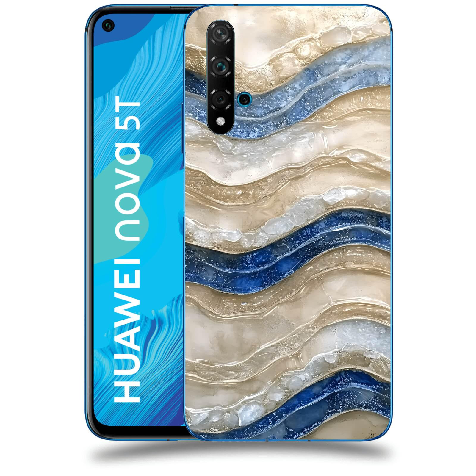 ACOVER Kryt na mobil Huawei Nova 5T - Struktura a Harmonie