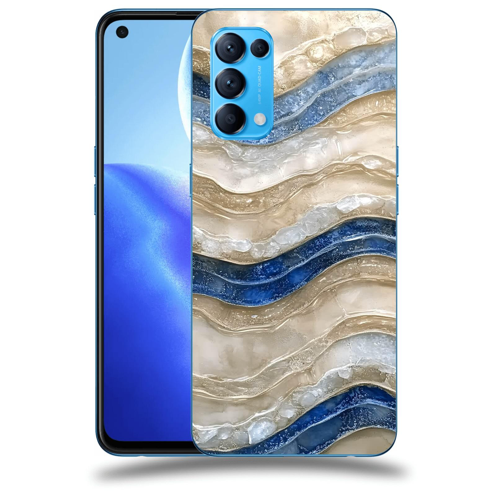 ACOVER Kryt na mobil OPPO Reno 5 5G - Struktura a Harmonie