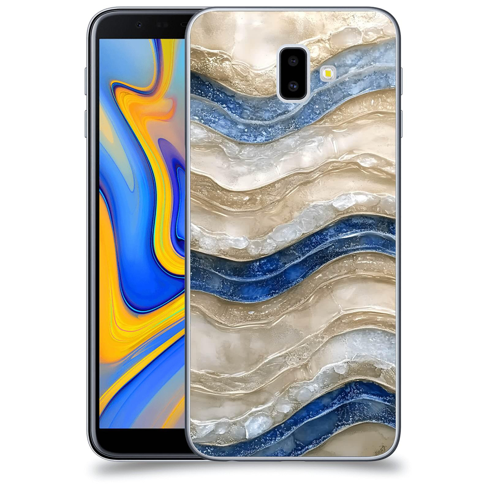 ACOVER Kryt na mobil Samsung Galaxy J6+ J610F - Struktura a Harmonie