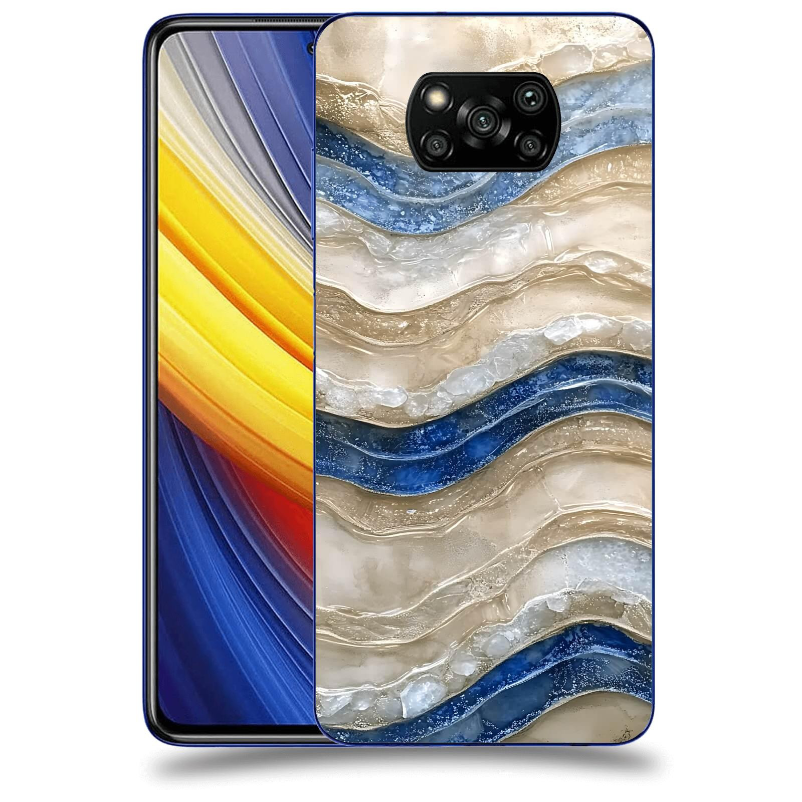 ACOVER Kryt na mobil Xiaomi Poco X3 Pro - Struktura a Harmonie