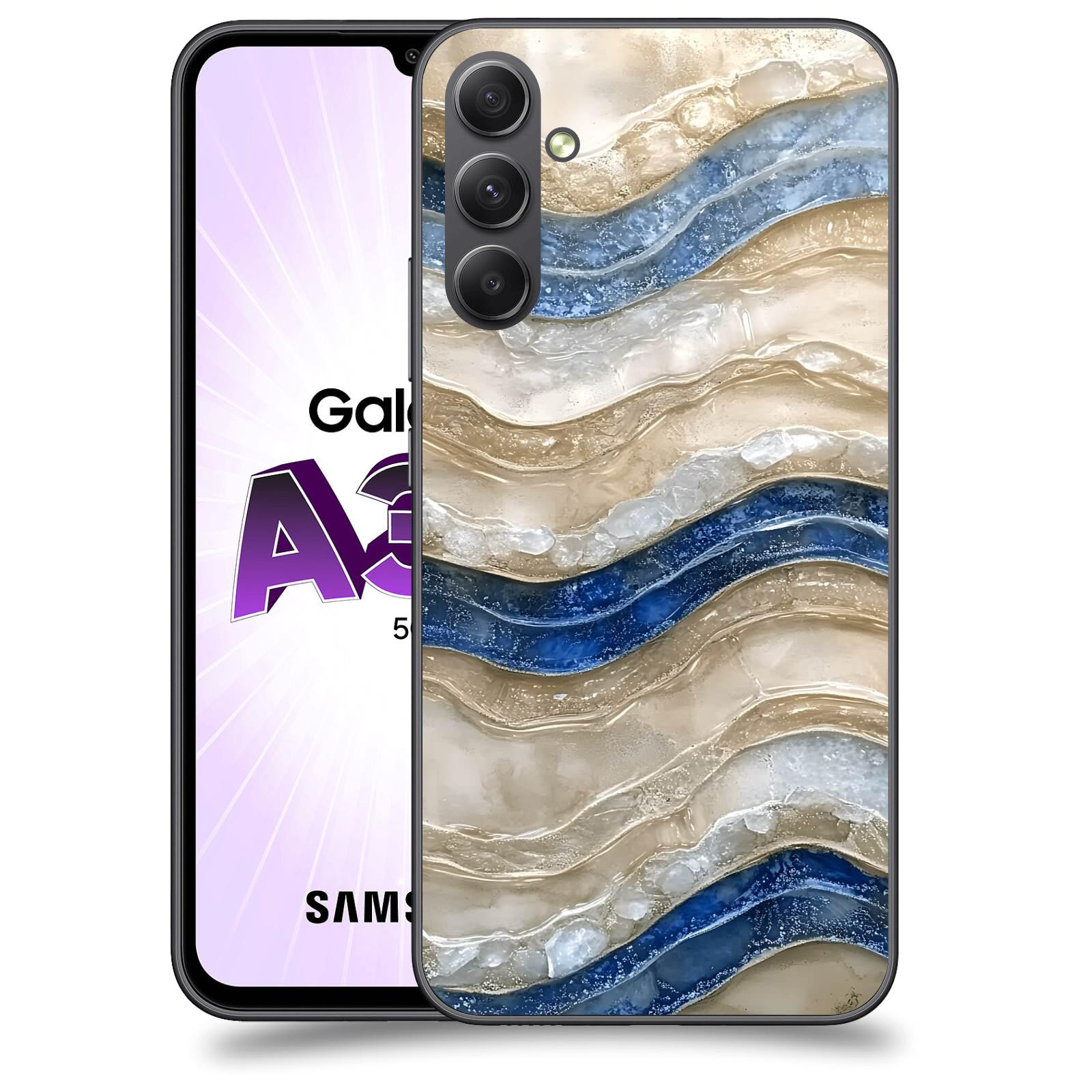 ACOVER Kryt na mobil Samsung Galaxy A34 - Struktura a Harmonie