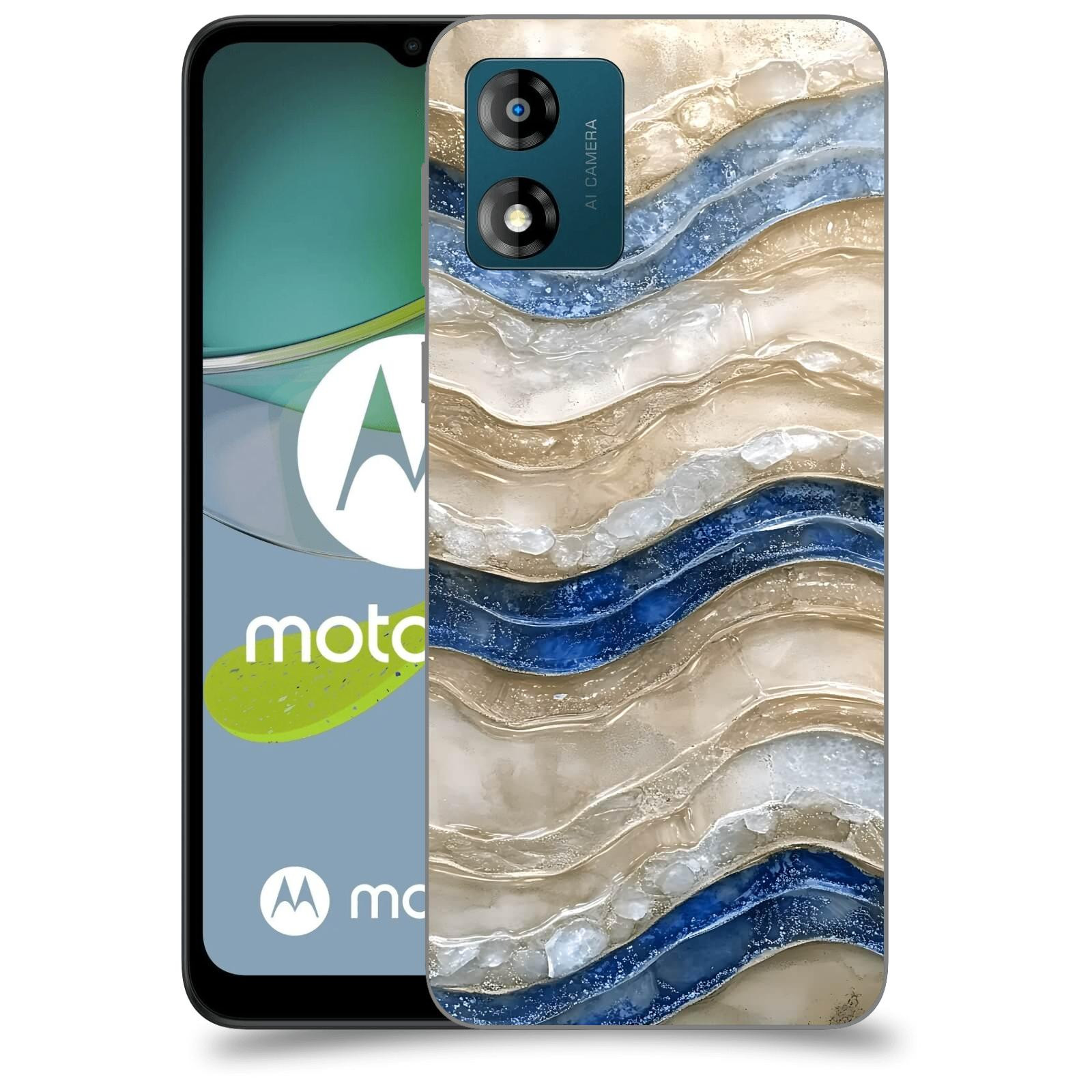 ACOVER Kryt na mobil Motorola Moto E13 - Struktura a Harmonie