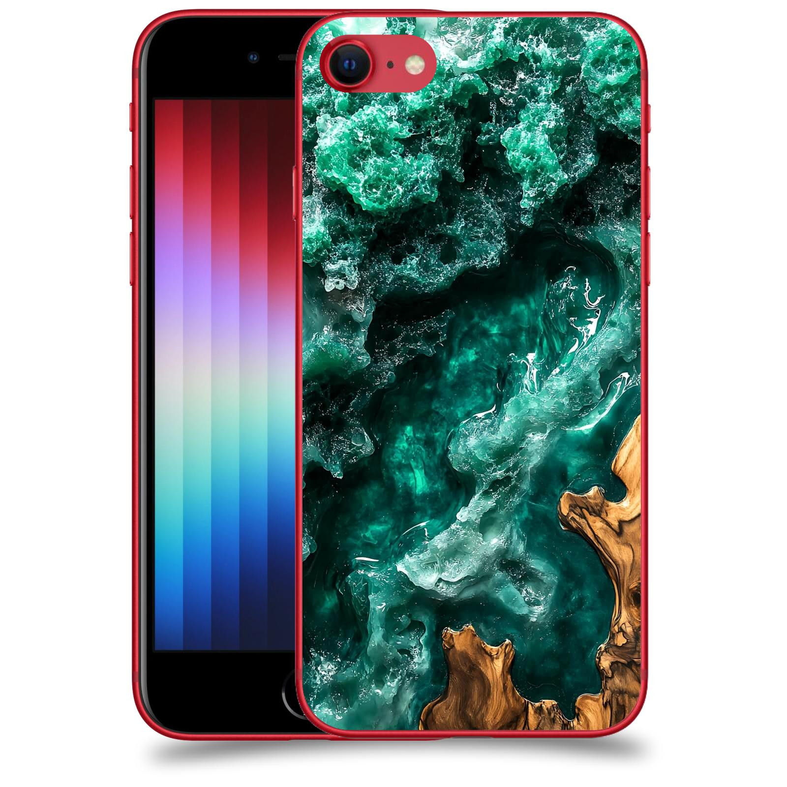 ACOVER Kryt na mobil Apple iPhone SE 2022 - Forest Wood I