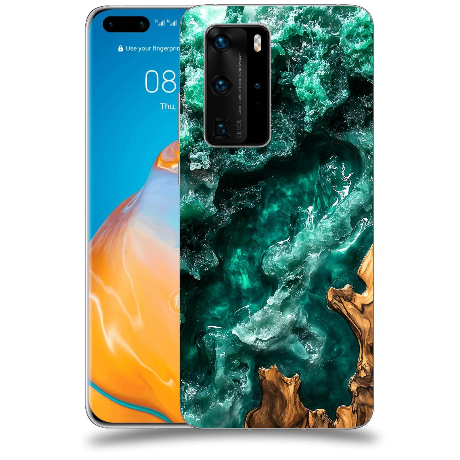 ACOVER Kryt na mobil Huawei P40 - Forest Wood I