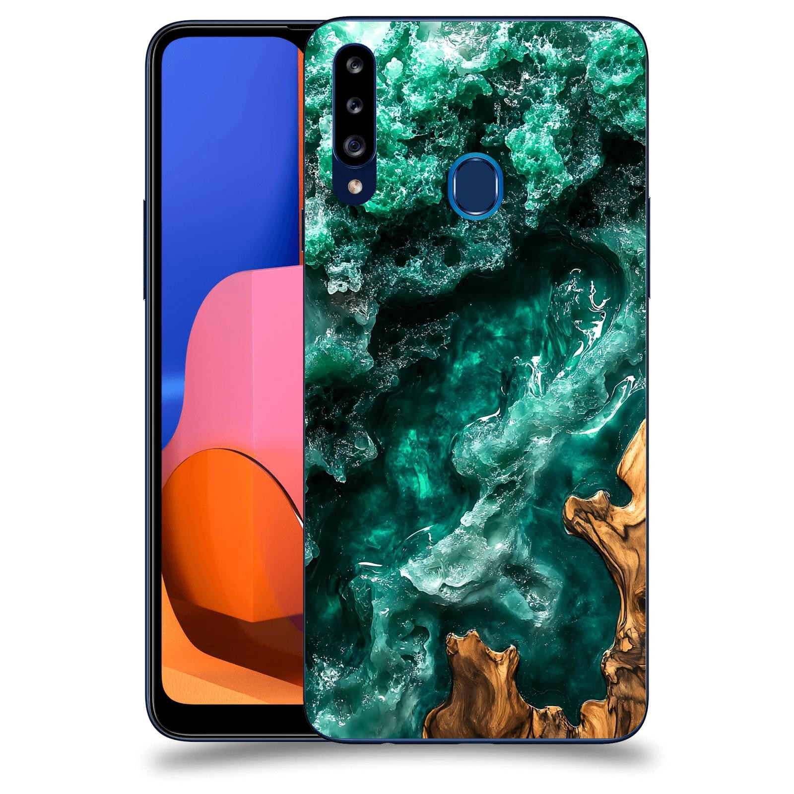 ACOVER Kryt na mobil Samsung Galaxy A20s - Forest Wood I