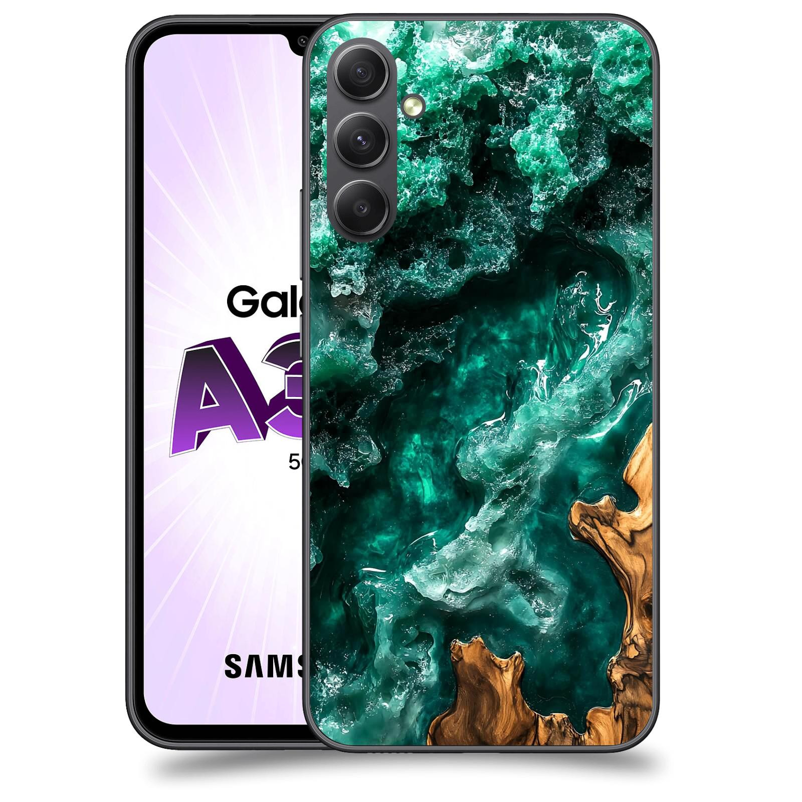 ACOVER Kryt na mobil Samsung Galaxy A34 - Forest Wood I