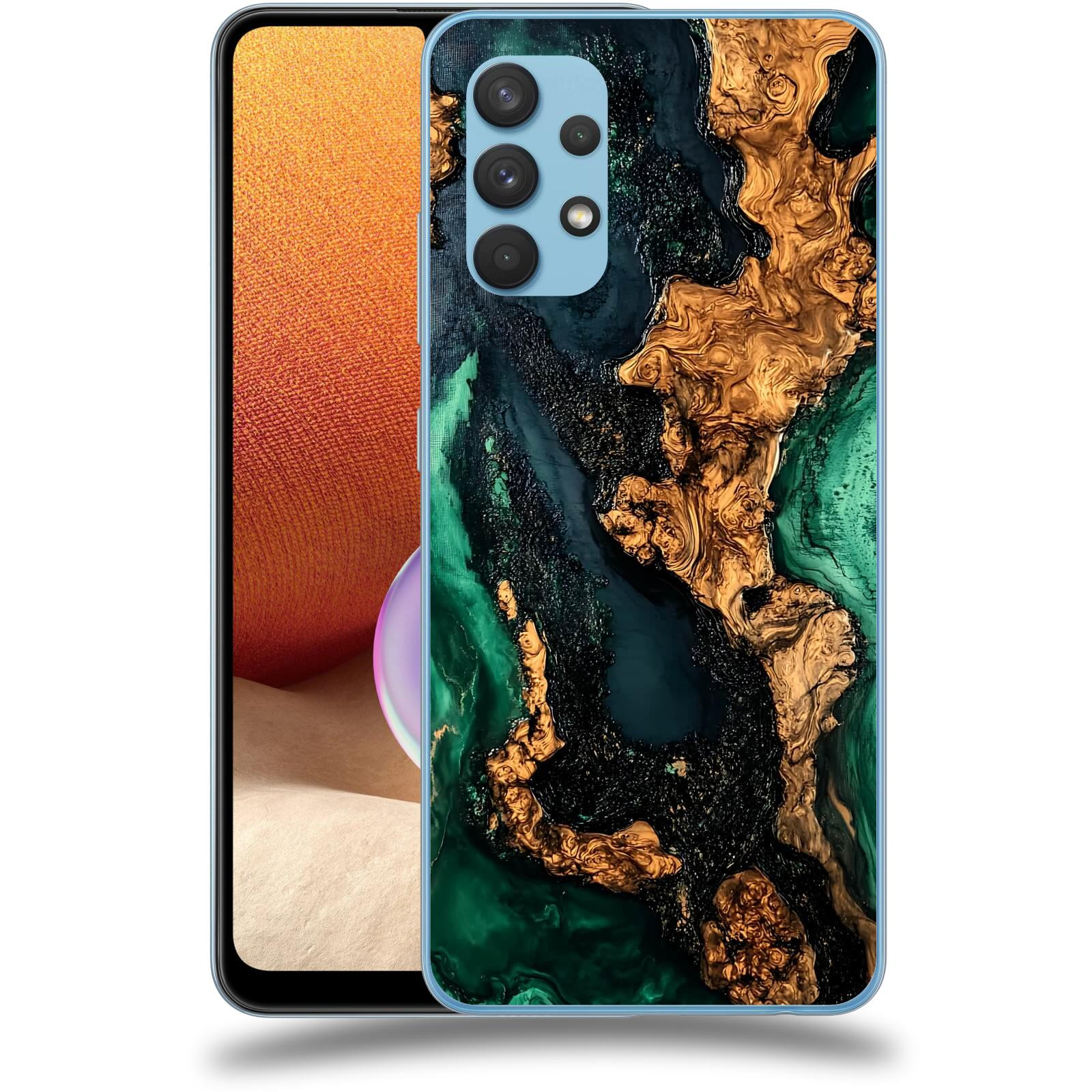 ACOVER Kryt na mobil Samsung Galaxy A32 4G SM-A325F - Forest Wood II