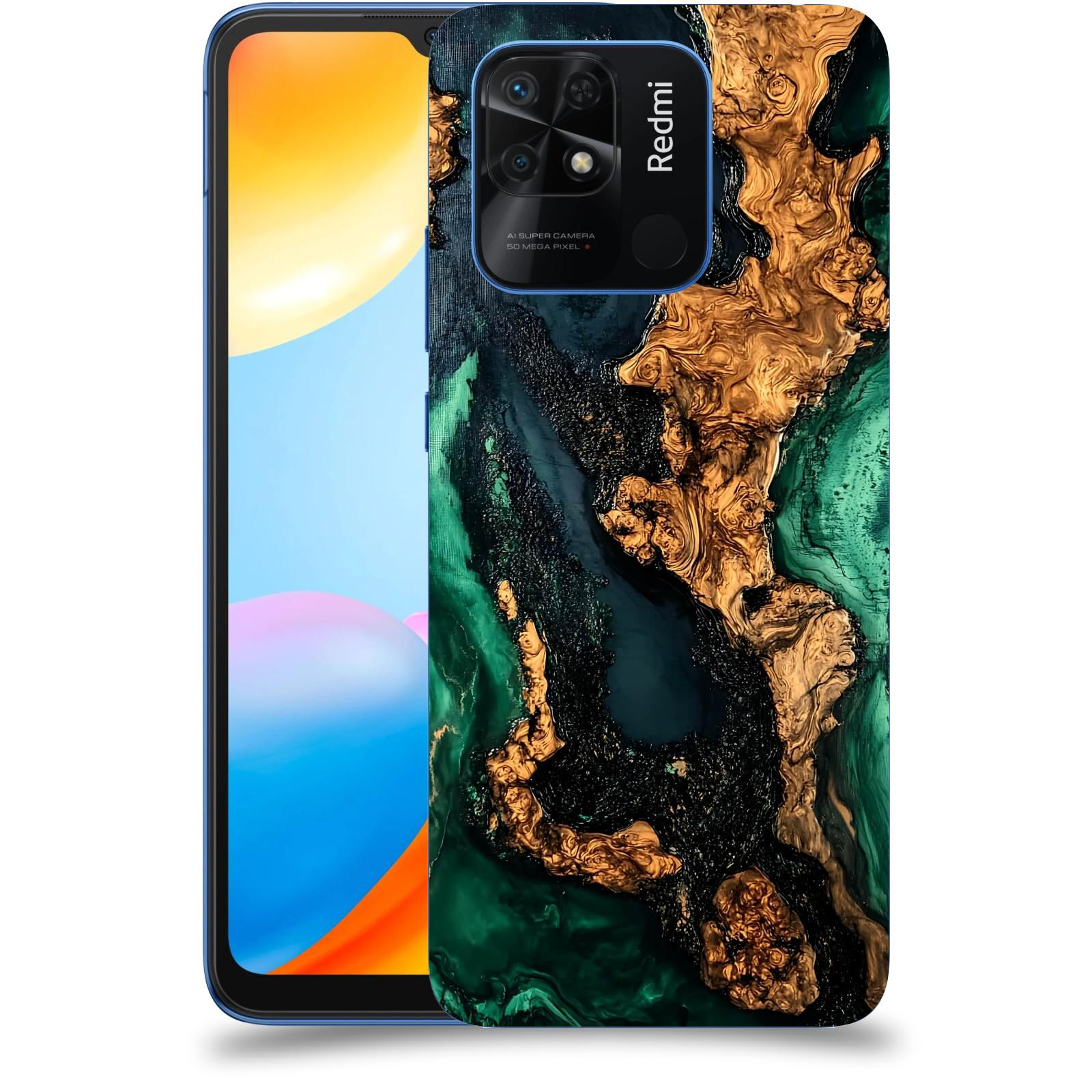 ACOVER Kryt na mobil Xiaomi Redmi 10C - Forest Wood II