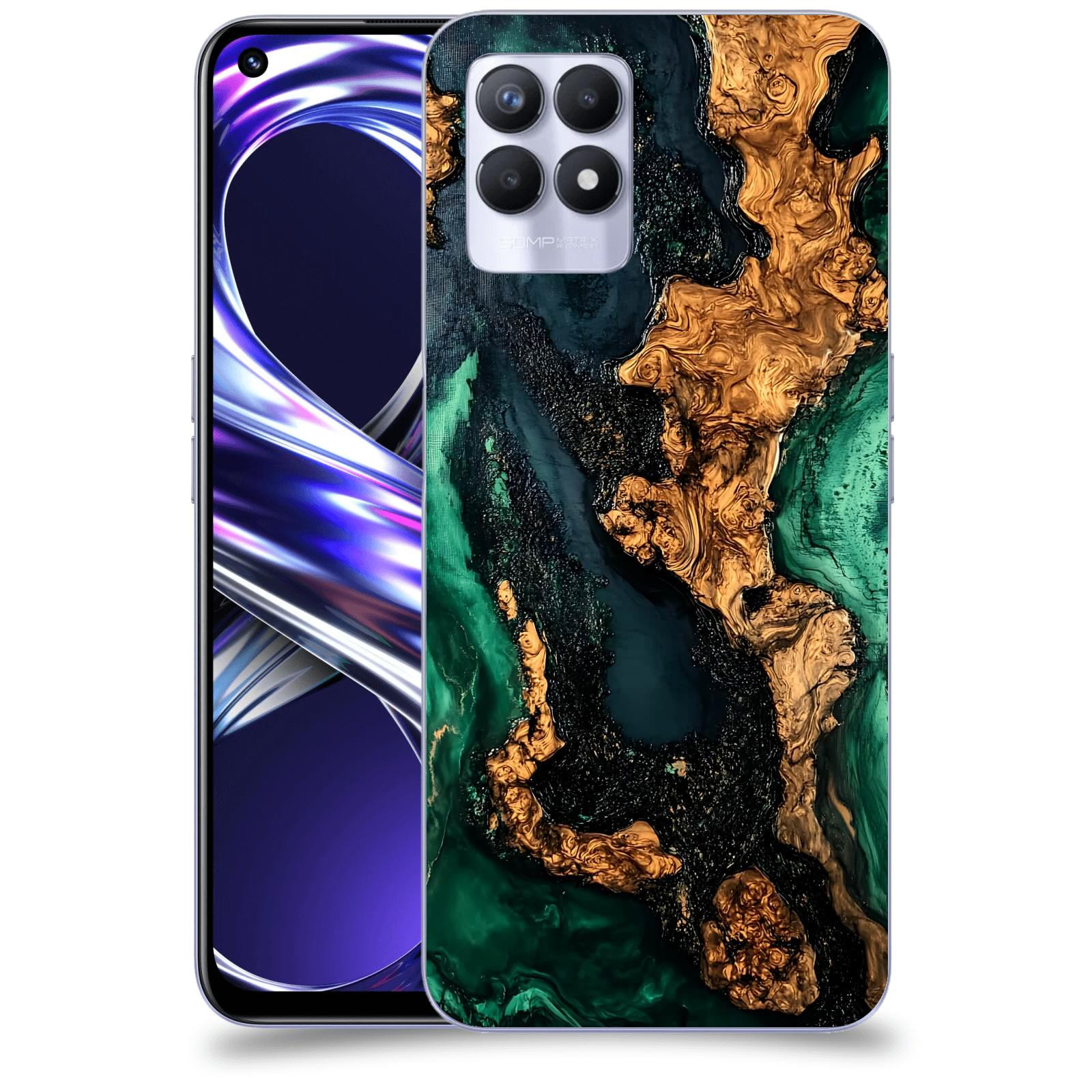 ACOVER Kryt na mobil Realme 8i - Forest Wood II