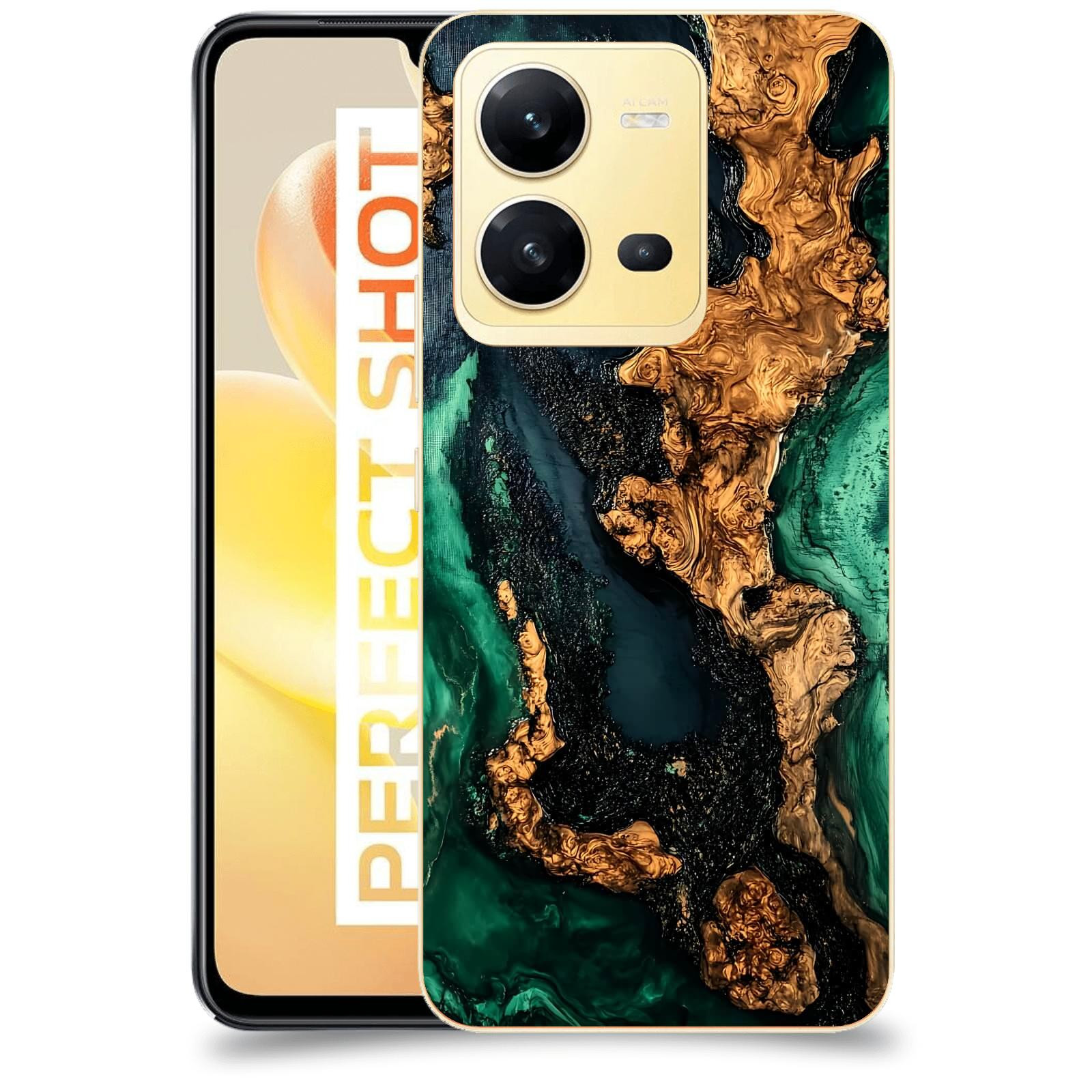 ACOVER Kryt na mobil Vivo X80 Lite - Forest Wood II