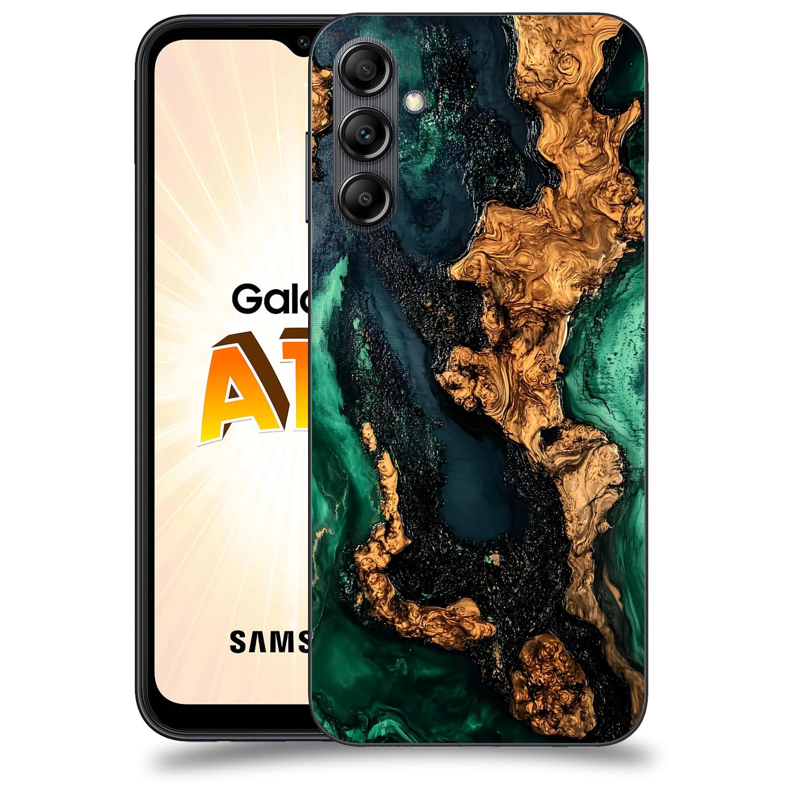 ACOVER Kryt na mobil Samsung Galaxy A14 LTE - Forest Wood II