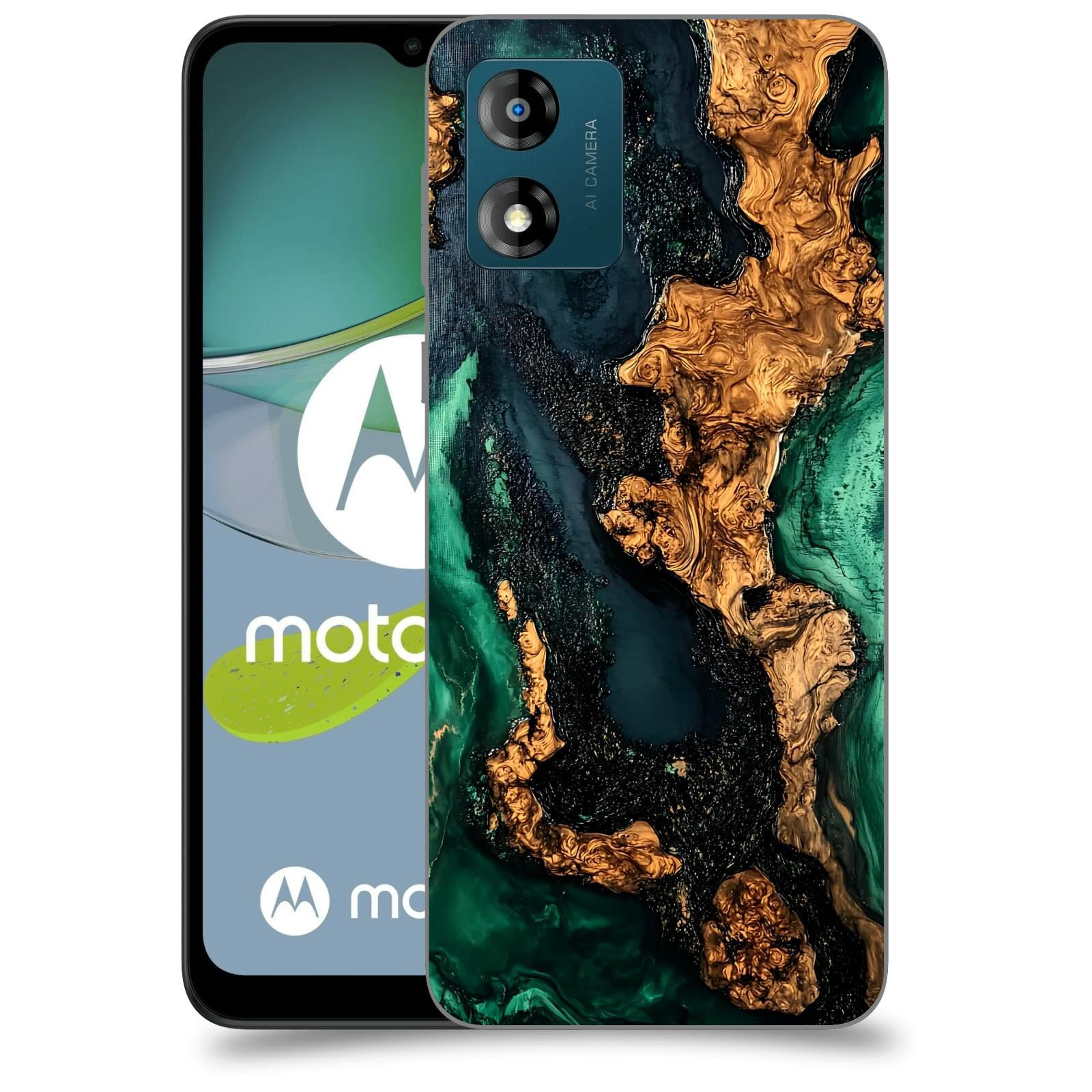 ACOVER Kryt na mobil Motorola Moto E13 - Forest Wood II