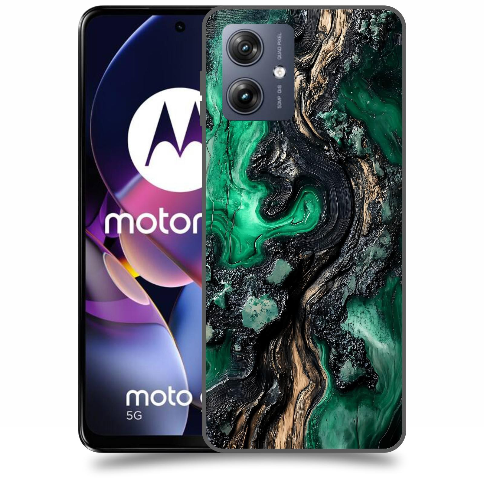 ACOVER Kryt na mobil Motorola Moto G54 5G - Forest Wood III