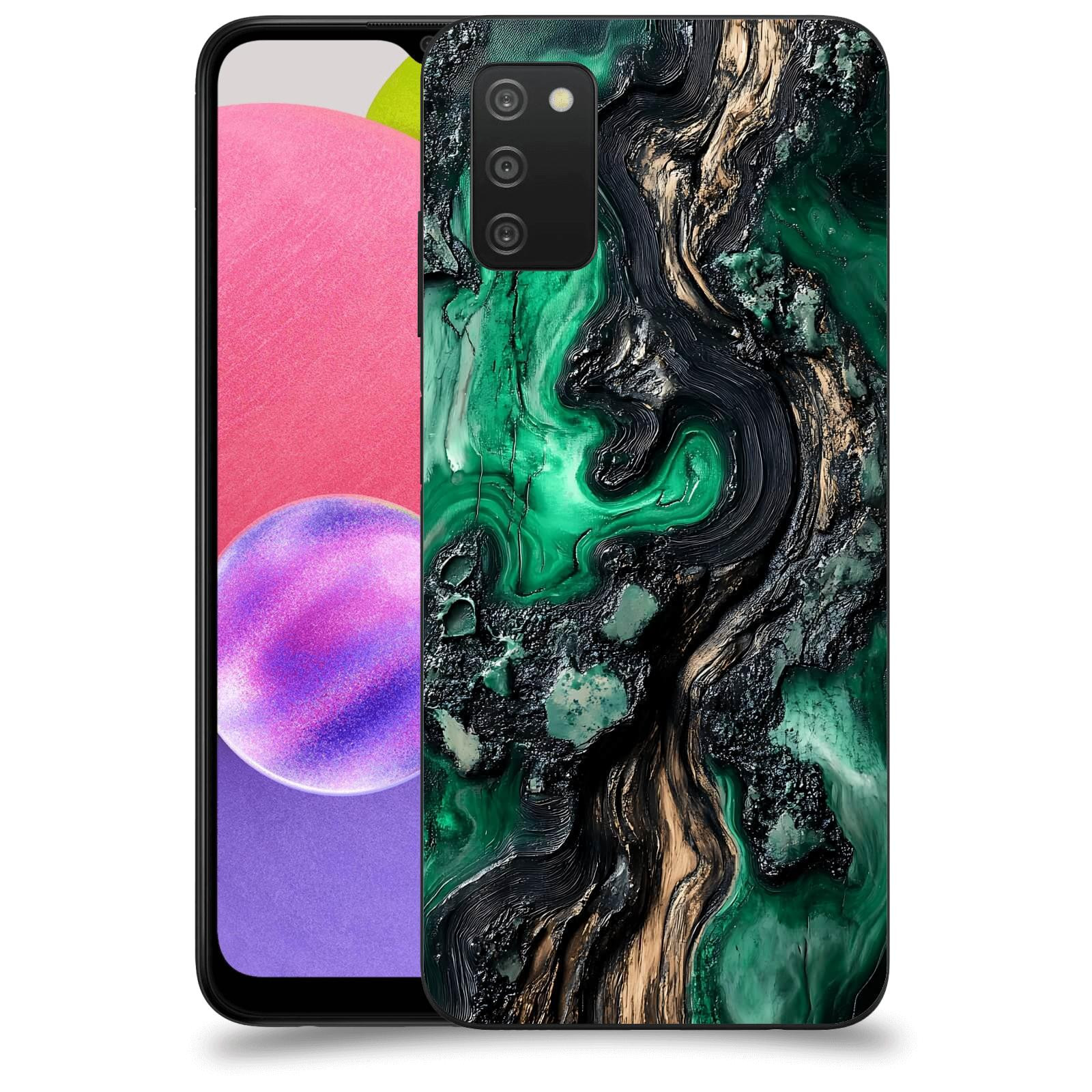 ACOVER Kryt na mobil Samsung Galaxy A03s A037G - Forest Wood III