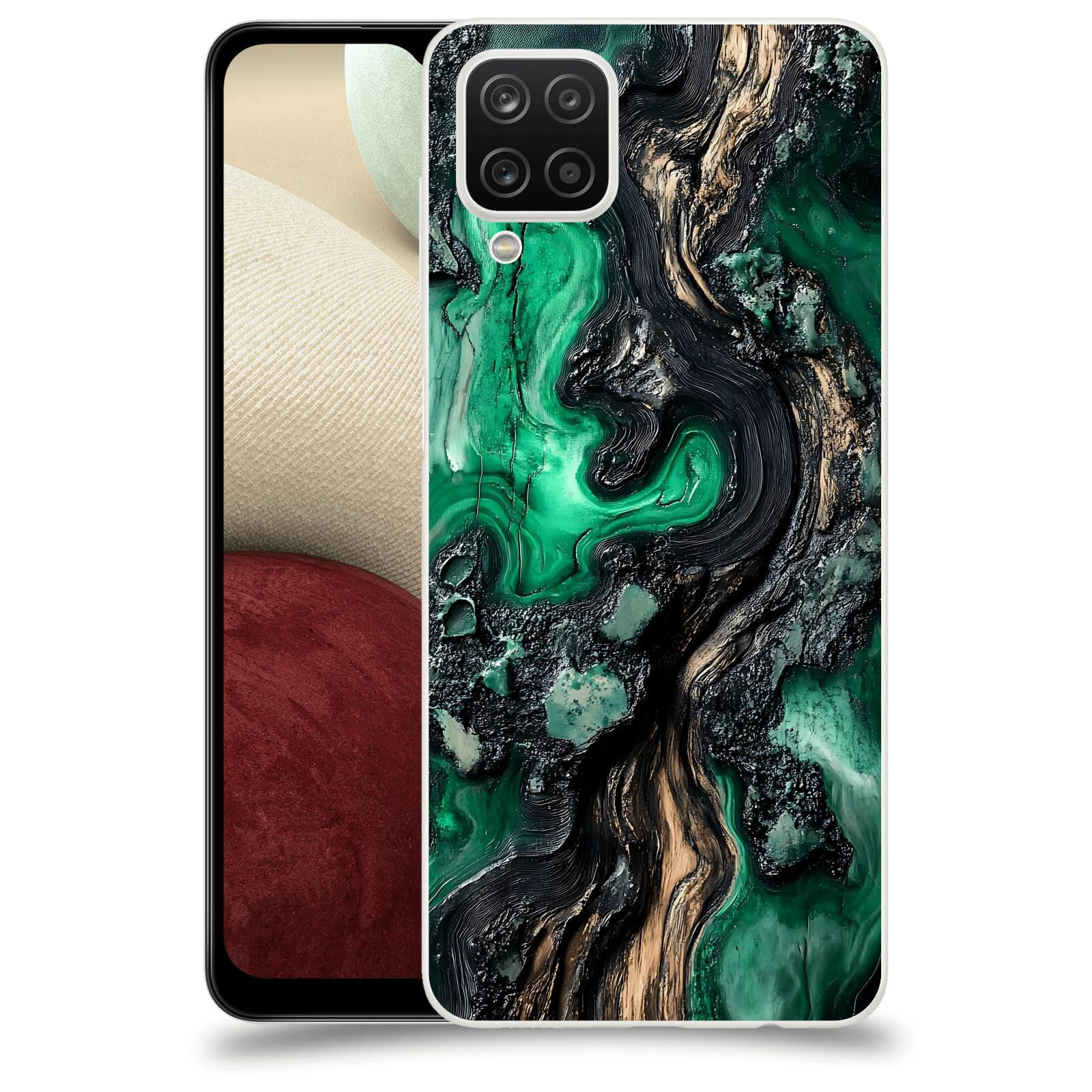 ACOVER Kryt na mobil Samsung Galaxy A12 A125F - Forest Wood III