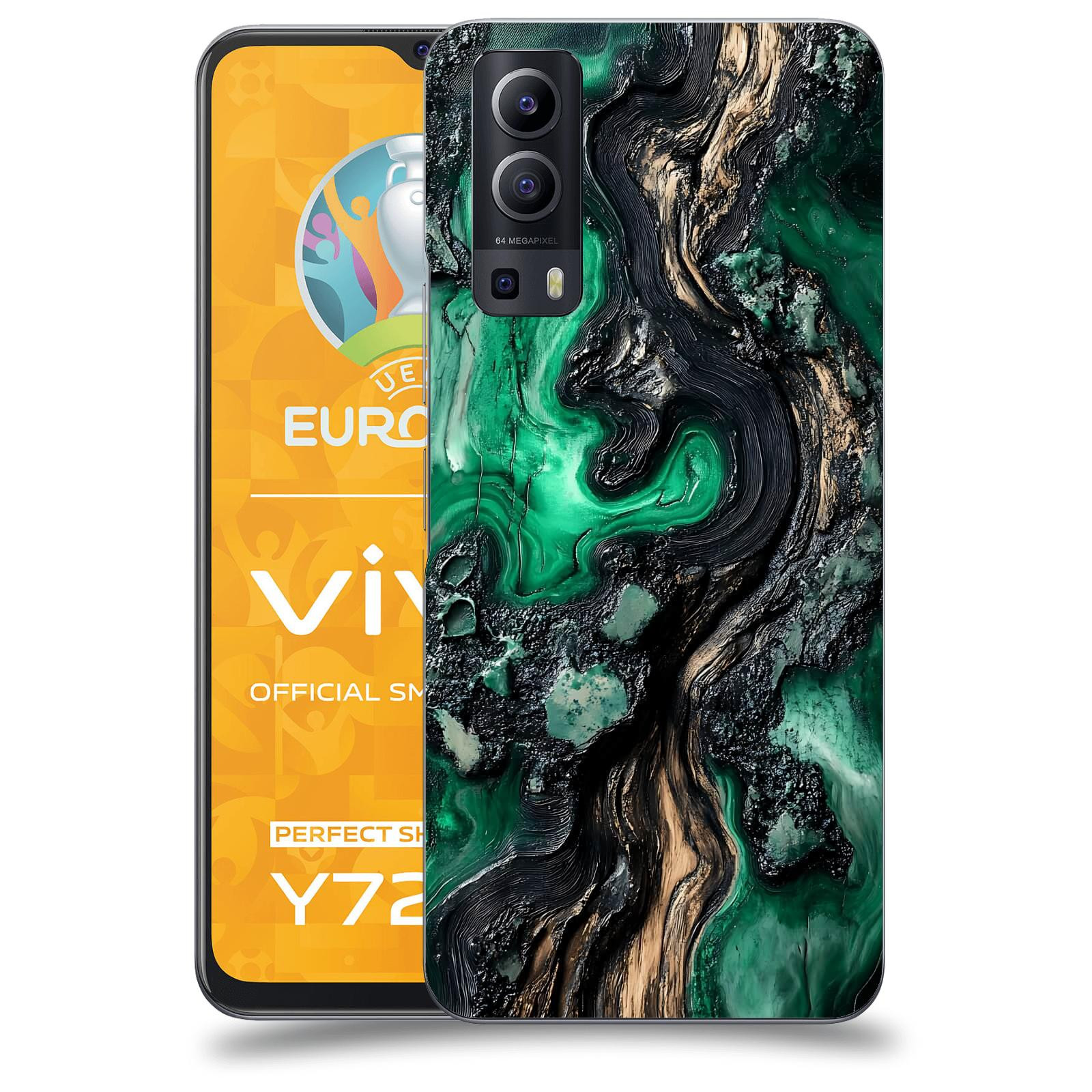 ACOVER Kryt na mobil Vivo Y72 5G - Forest Wood III