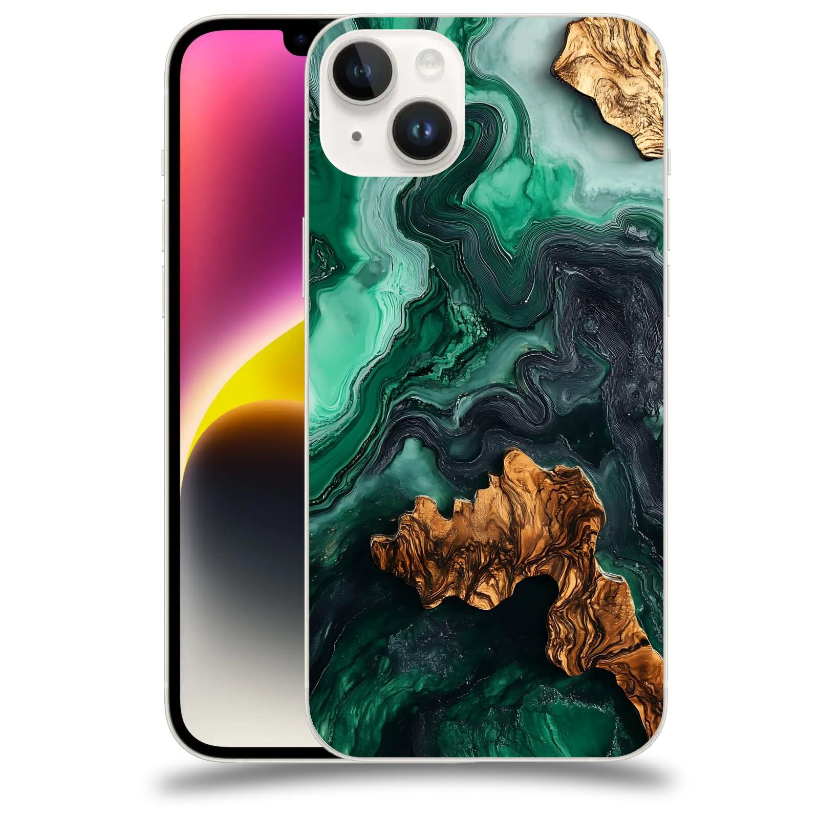 ACOVER Kryt na mobil Apple iPhone 14 Plus - Forest Wood IV