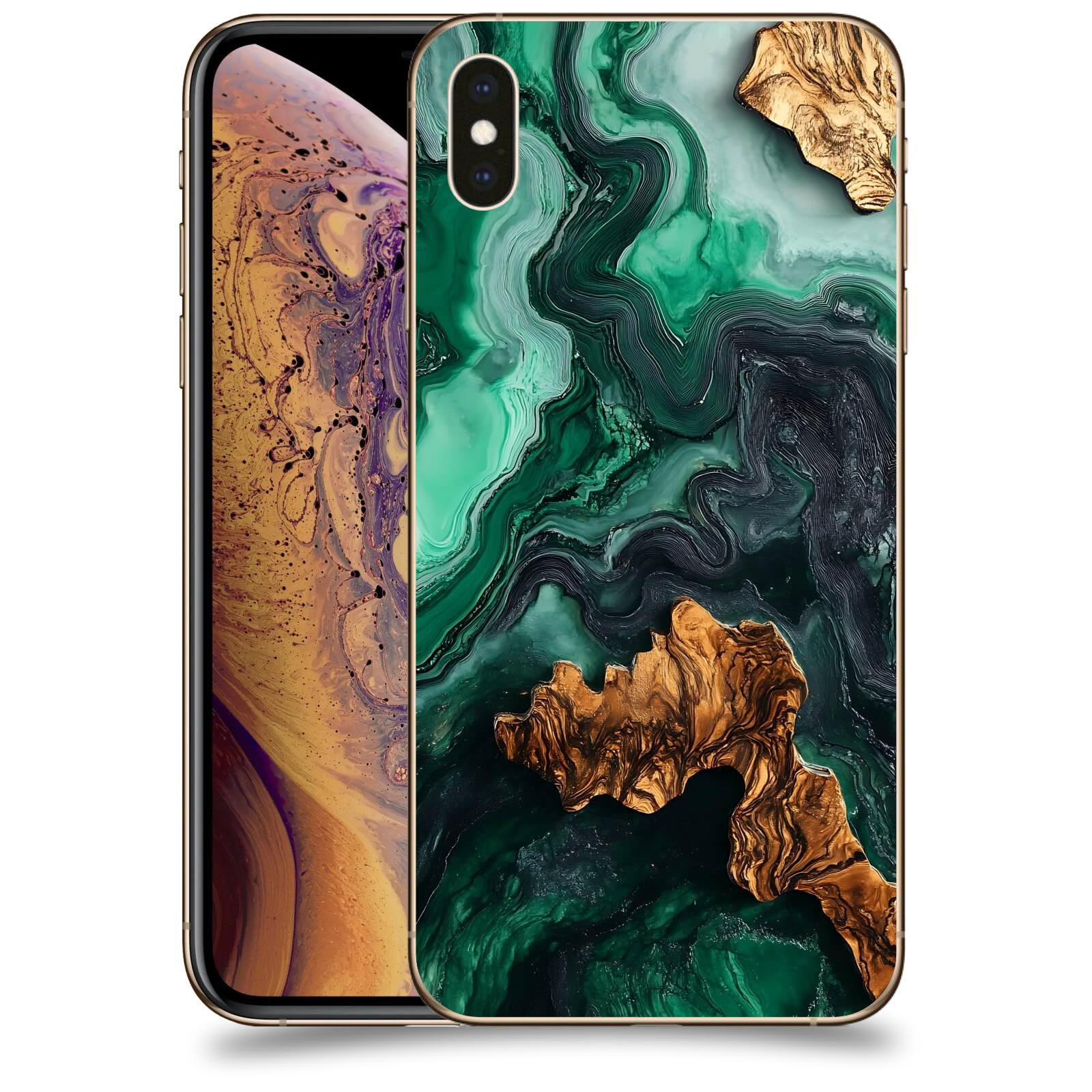 ACOVER Kryt na mobil Apple iPhone XS Max - Forest Wood IV