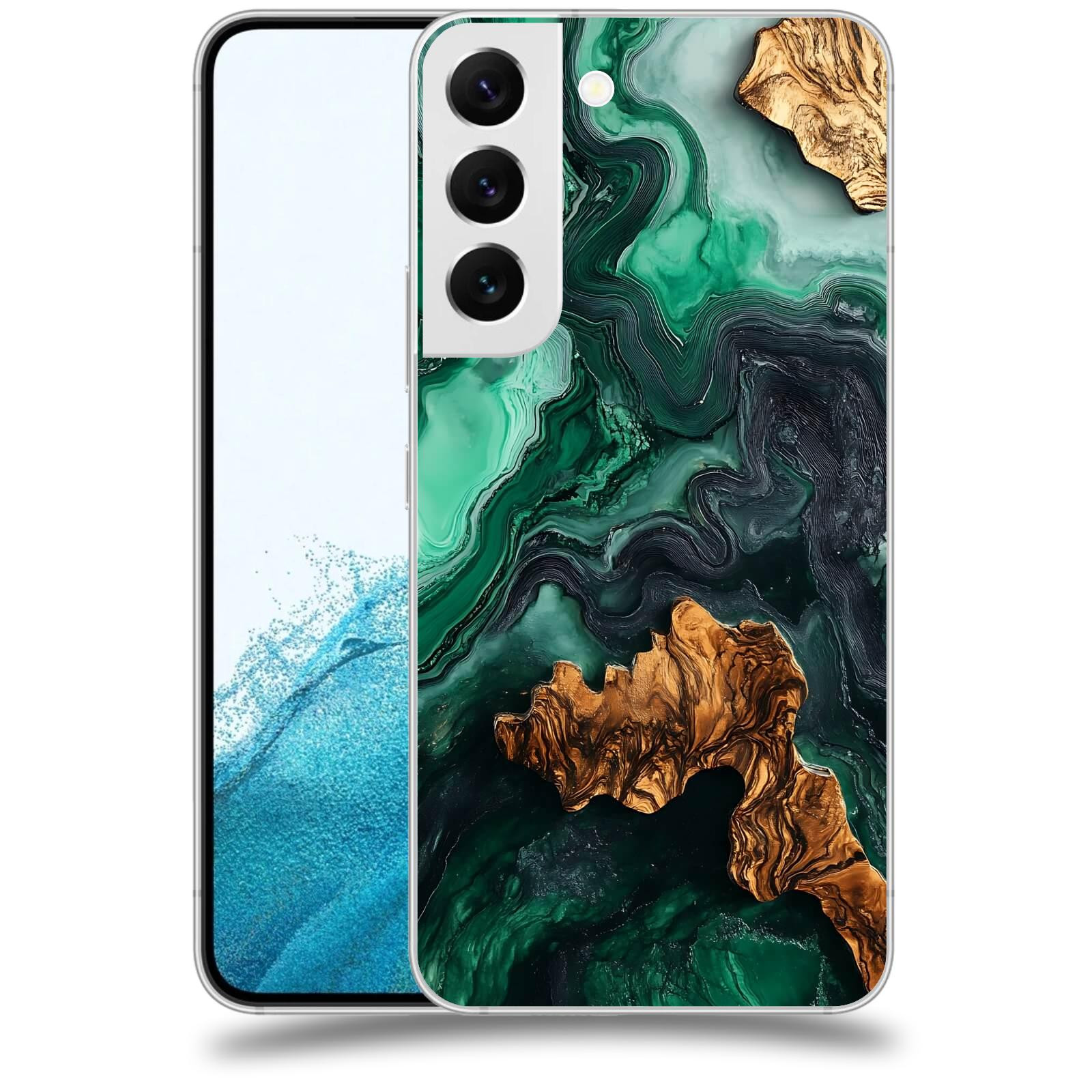 ACOVER Kryt na mobil Samsung Galaxy S22 5G - Forest Wood IV