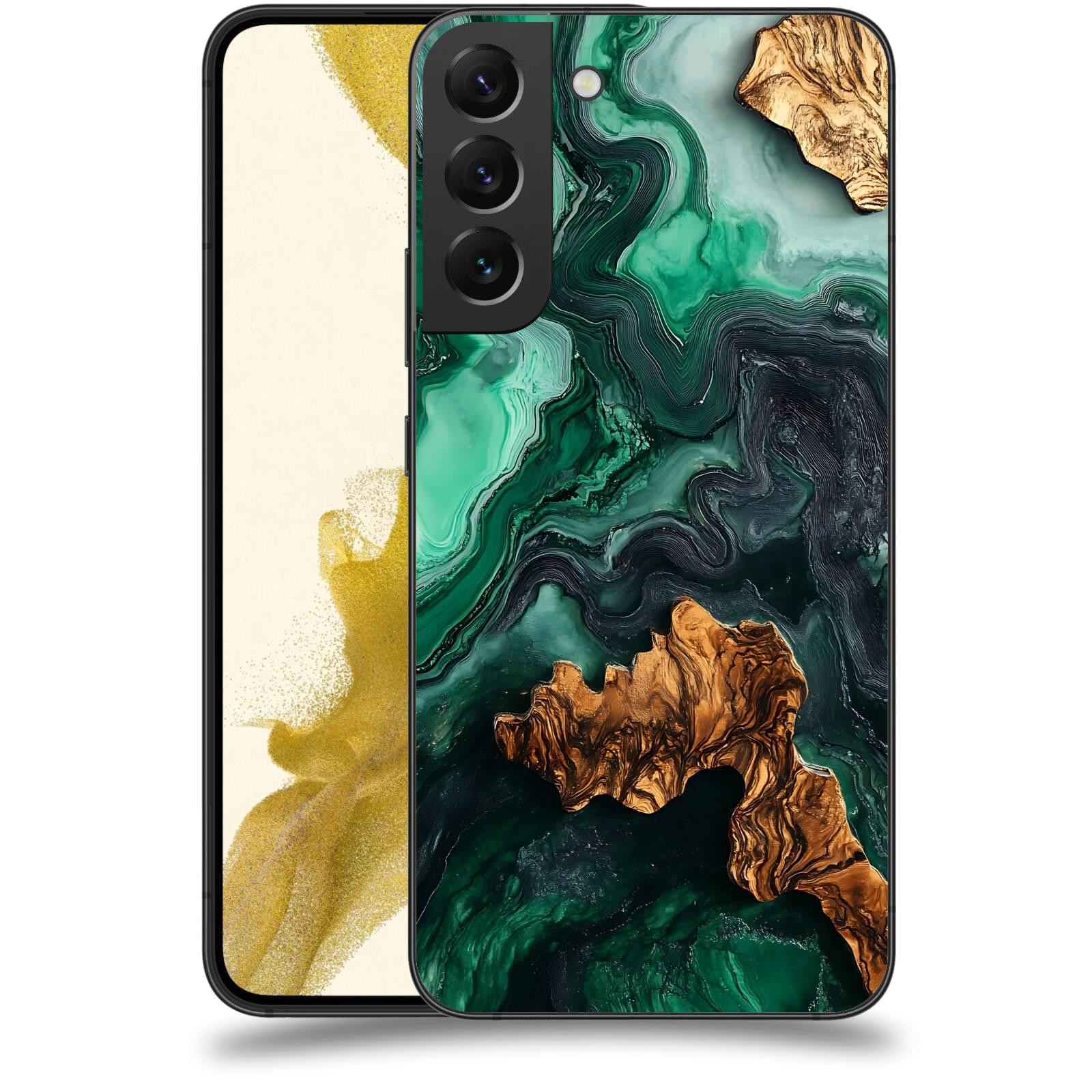 ACOVER Kryt na mobil Samsung Galaxy S22+ 5G - Forest Wood IV