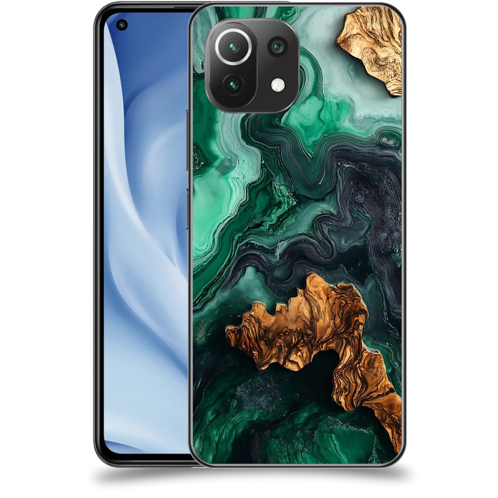 ACOVER Kryt na mobil Xiaomi Mi 11 Lite - Forest Wood IV