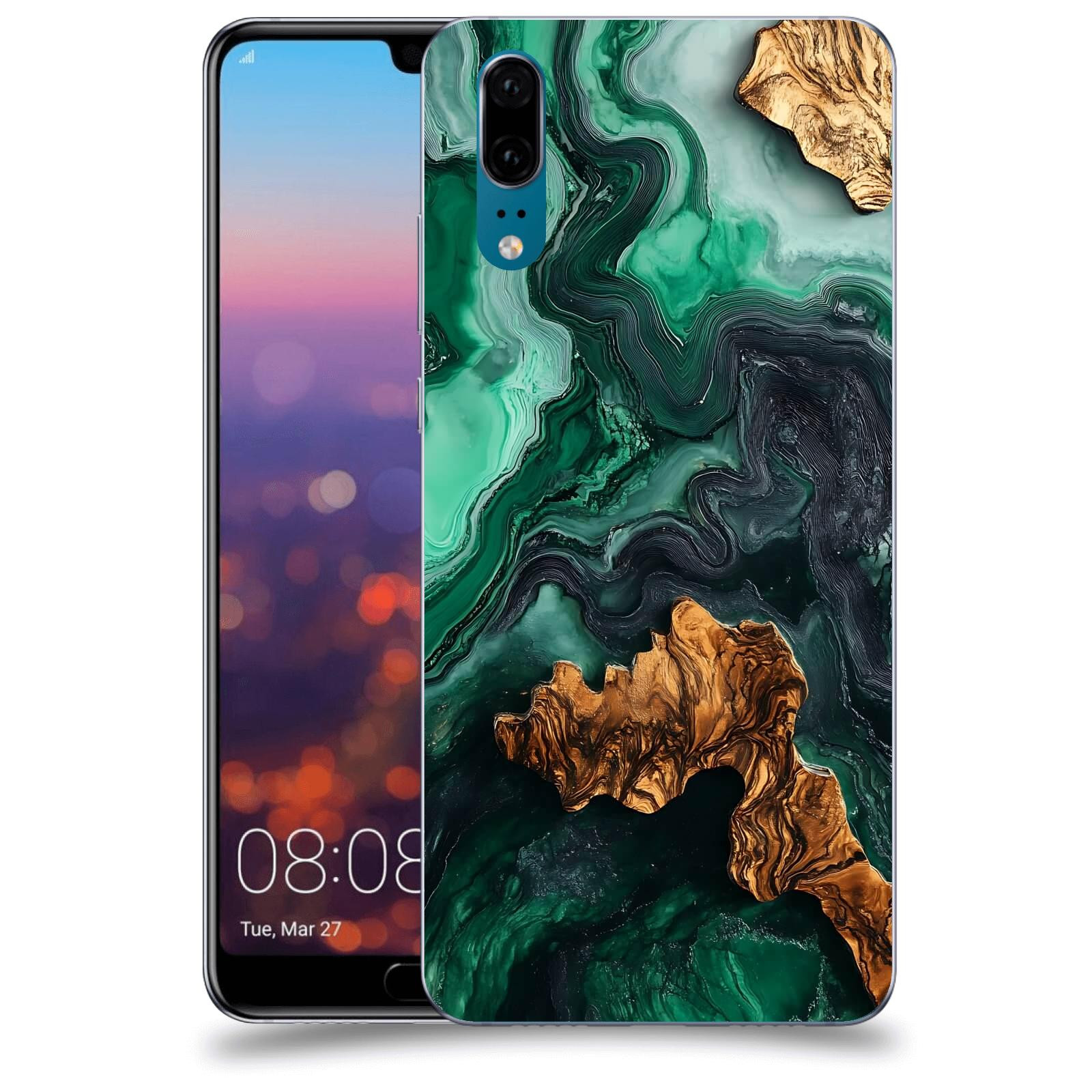ACOVER Kryt na mobil Huawei P20 - Forest Wood IV