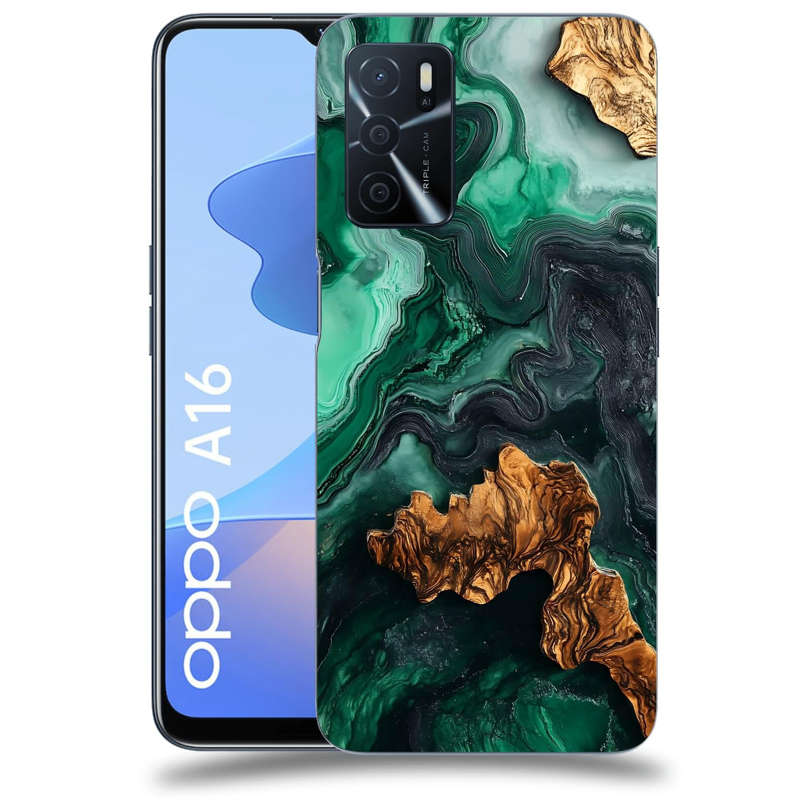ACOVER Kryt na mobil OPPO A16 - Forest Wood IV