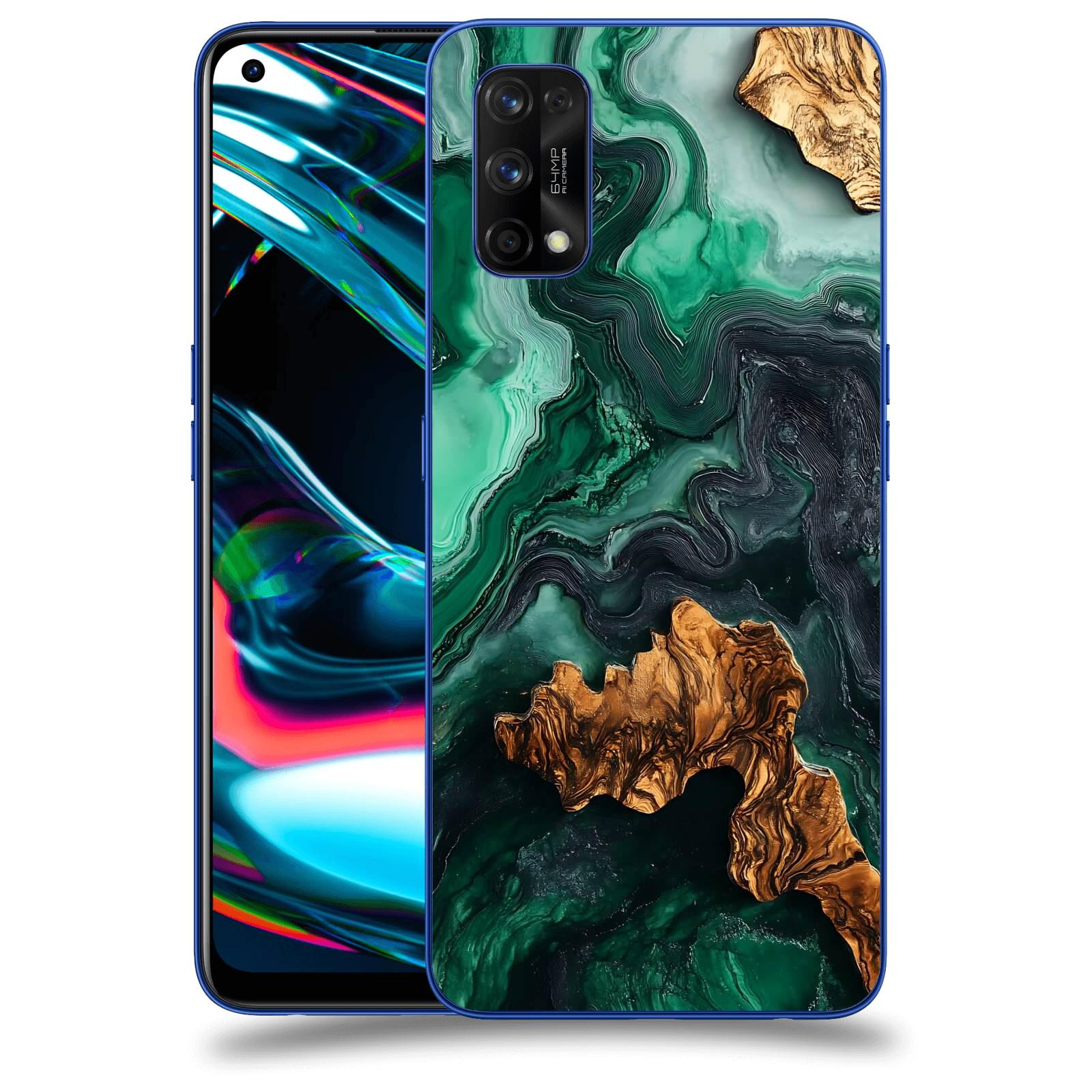 ACOVER Kryt na mobil Realme 7 Pro - Forest Wood IV