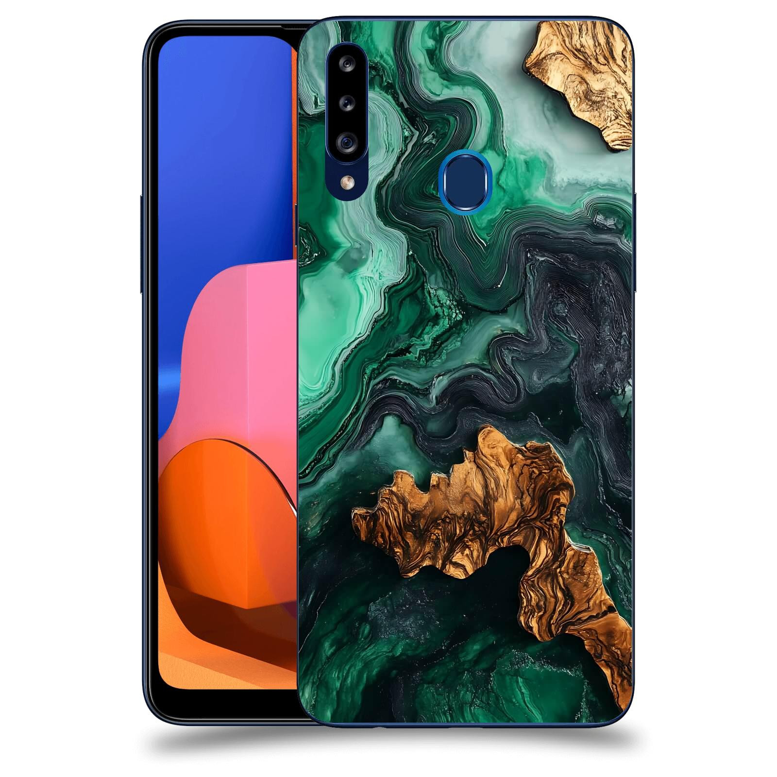 ACOVER Kryt na mobil Samsung Galaxy A20s - Forest Wood IV