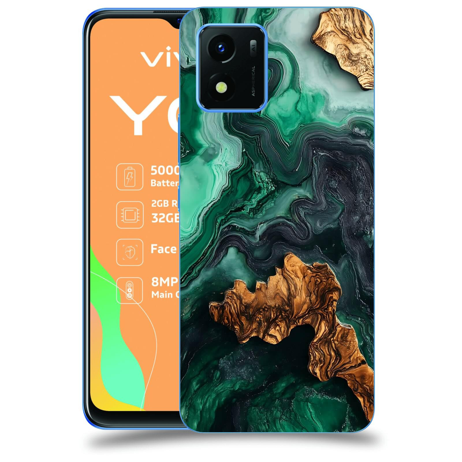 ACOVER Kryt na mobil Vivo Y01 - Forest Wood IV