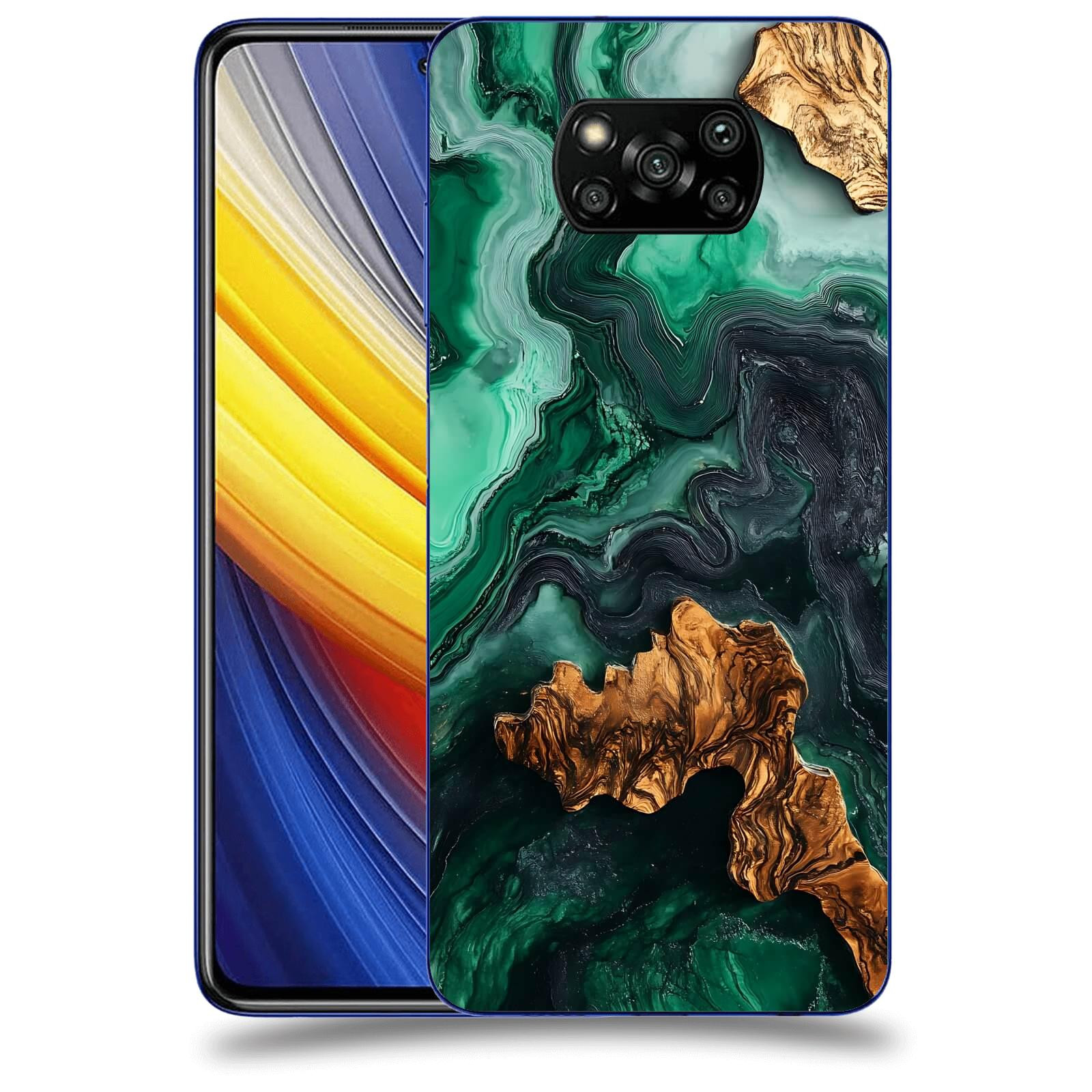 ACOVER Kryt na mobil Xiaomi Poco X3 Pro - Forest Wood IV
