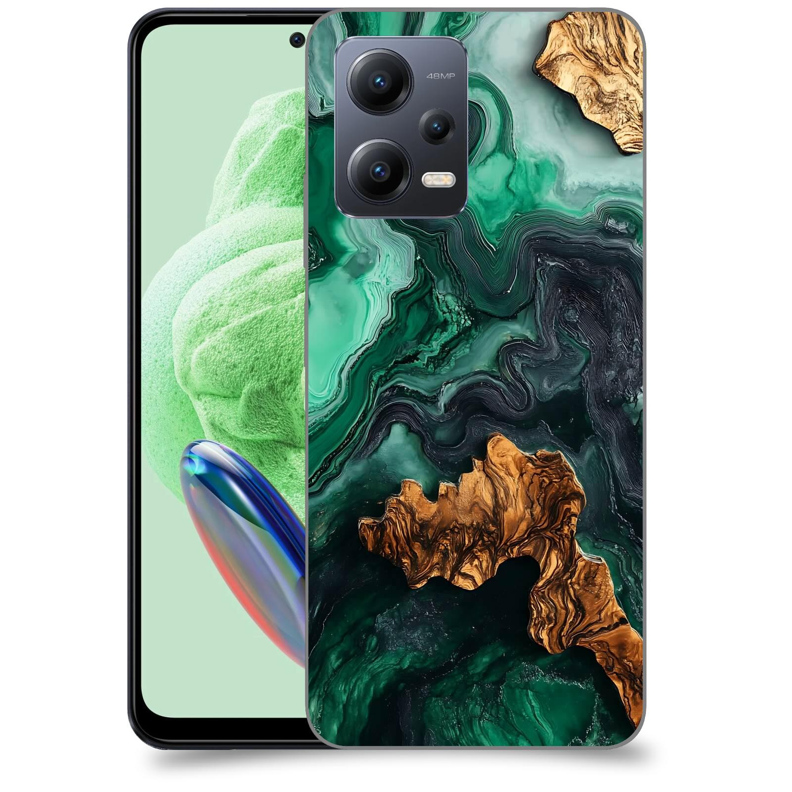 ACOVER Kryt na mobil Xiaomi Redmi Note 12 PRO 5G - Forest Wood IV