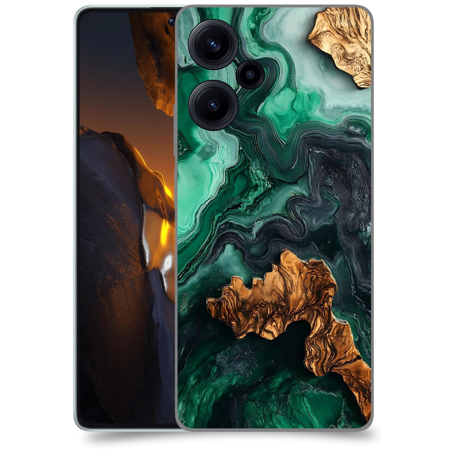 ACOVER Kryt na mobil Xiaomi Poco F5 - Forest Wood IV