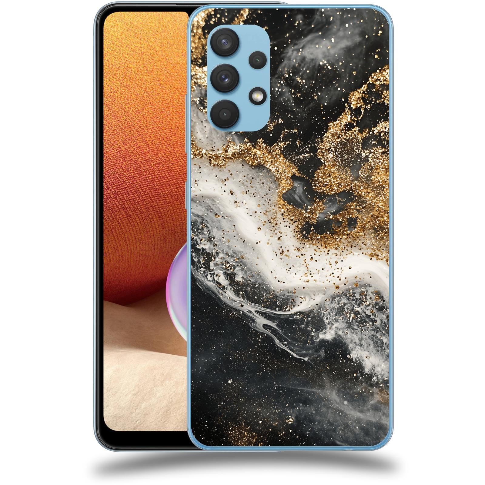 ACOVER Kryt na mobil Samsung Galaxy A32 4G SM-A325F - Liquid Gold I