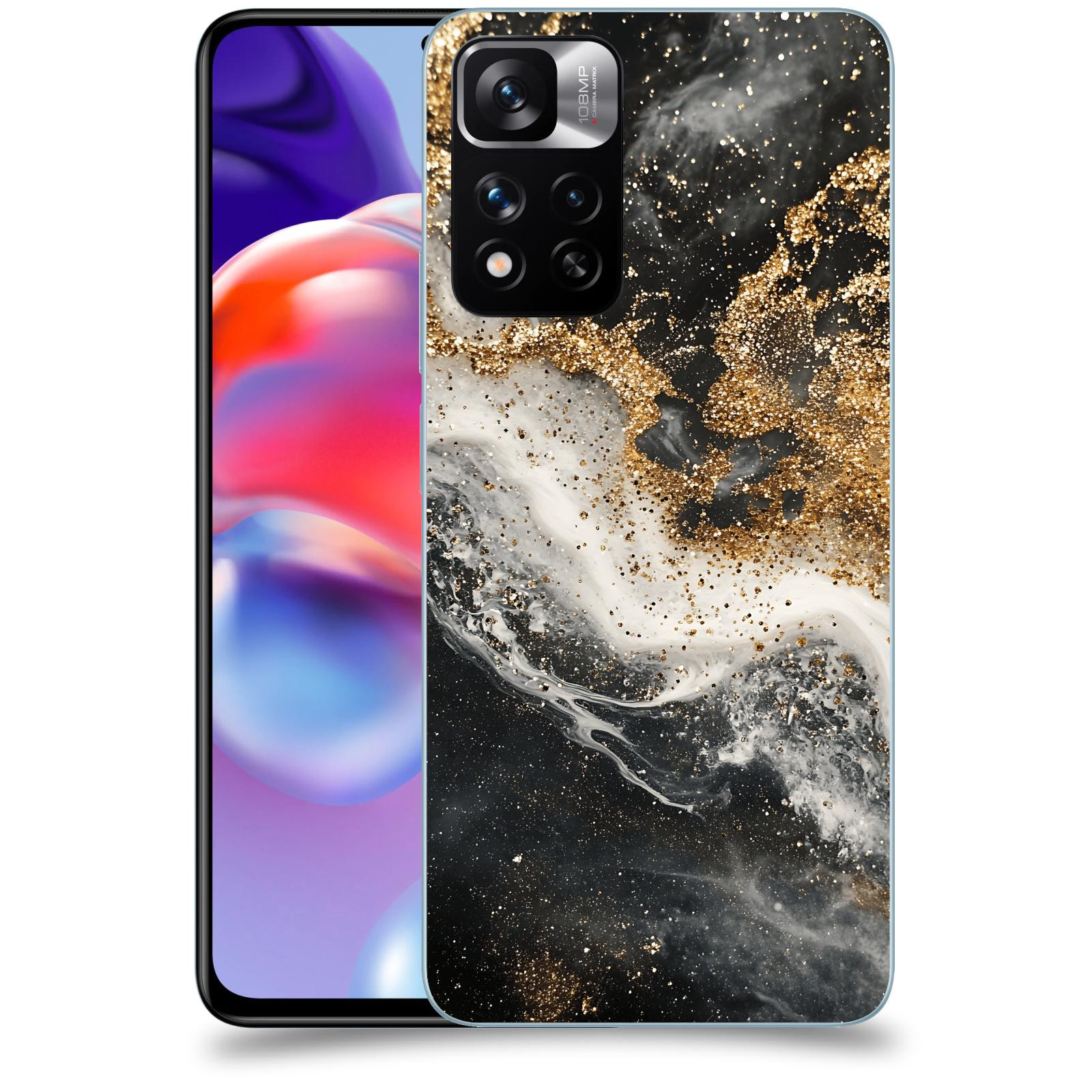 ACOVER Kryt na mobil Xiaomi Redmi Note 11 Pro+ 5G - Liquid Gold I
