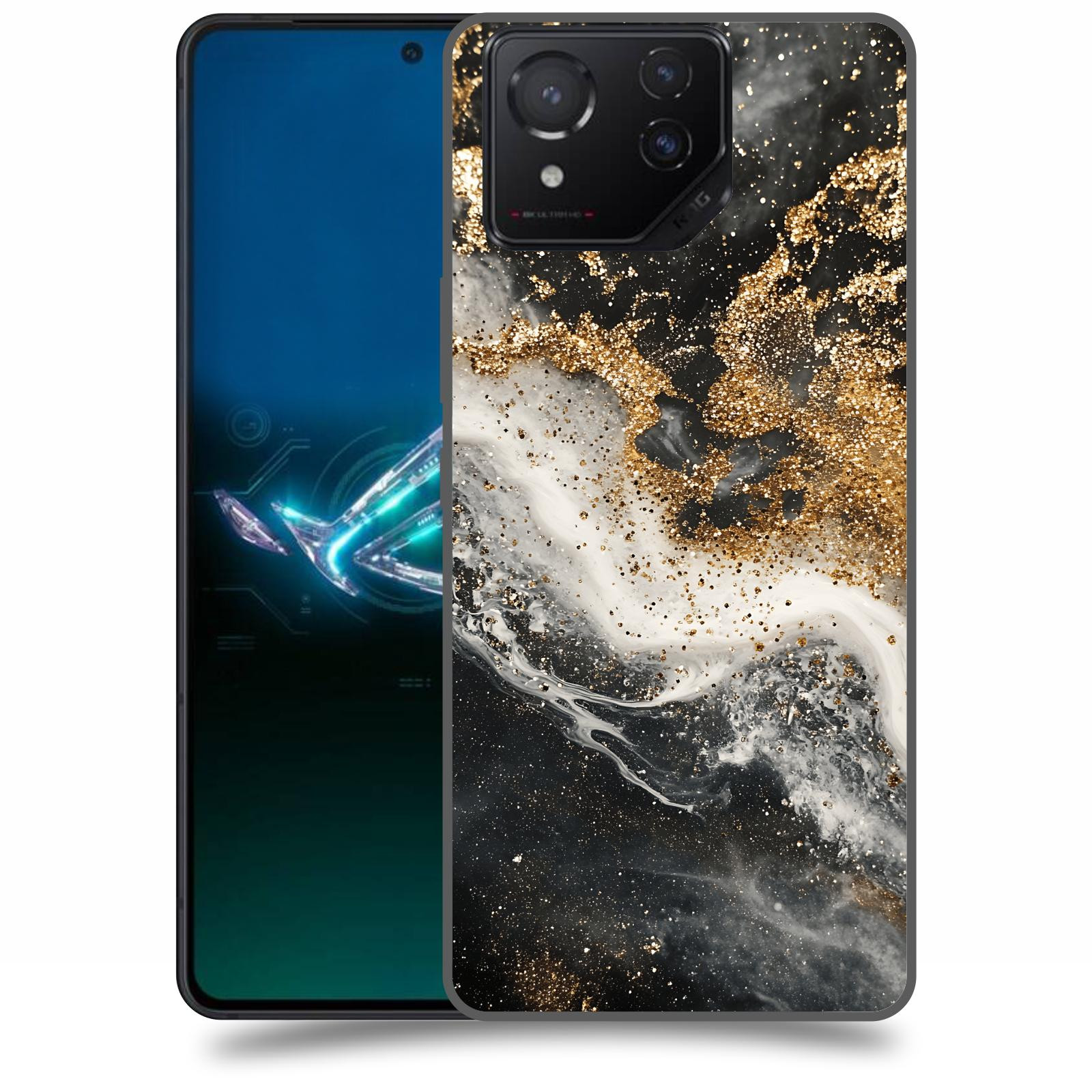 ACOVER Kryt na mobil Asus ROG Phone 8 - Liquid Gold I