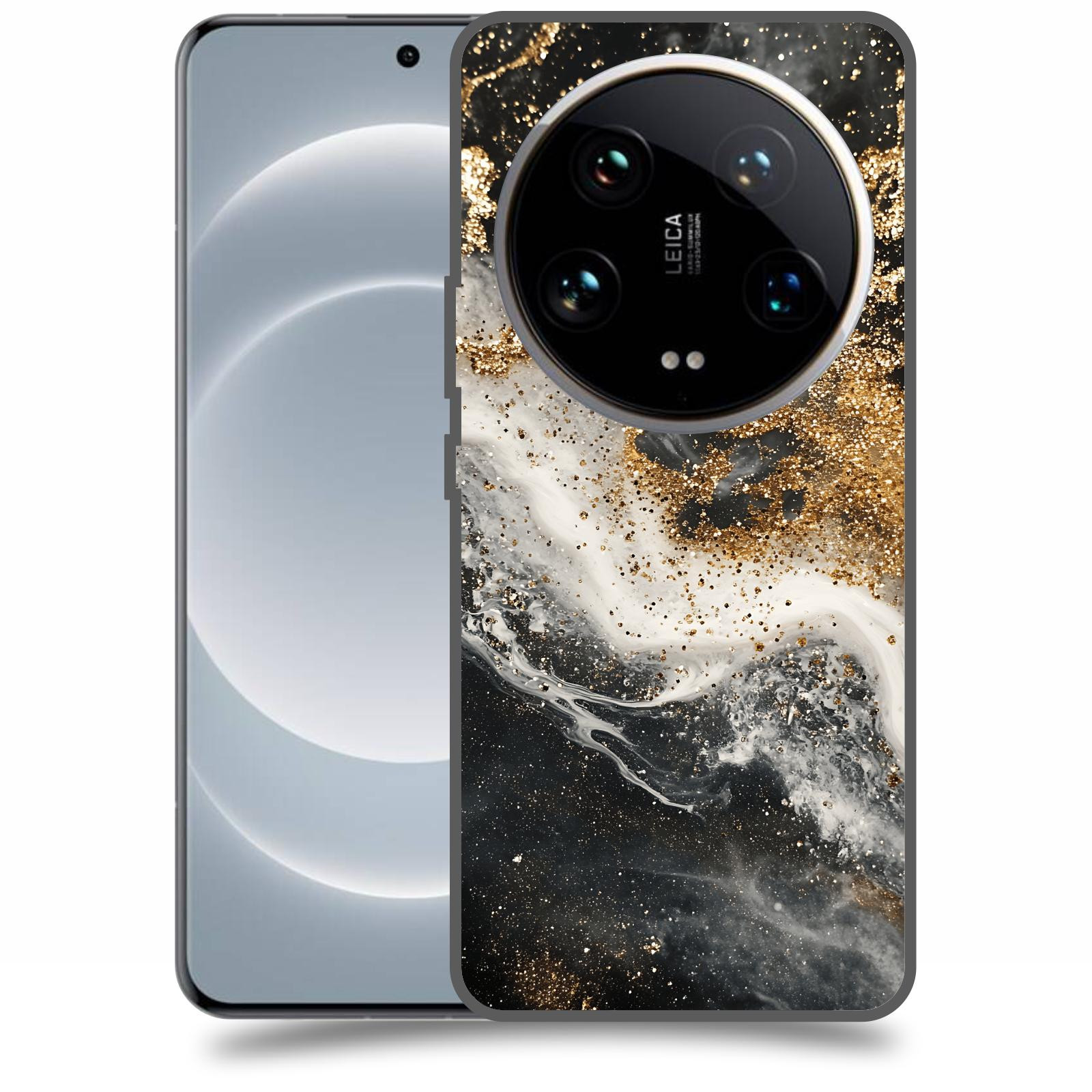 ACOVER Kryt na mobil Xiaomi 14 Ultra - Liquid Gold I