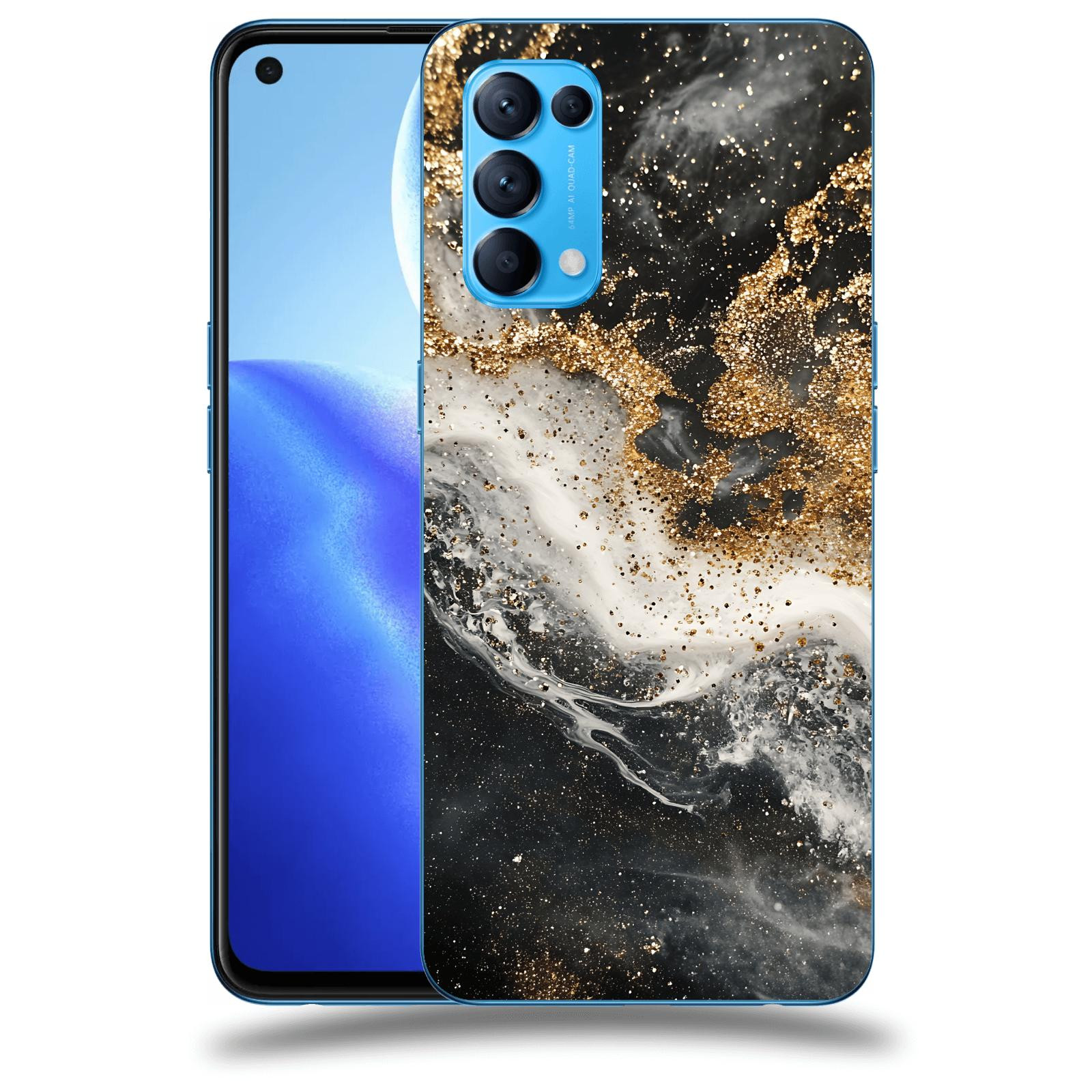 ACOVER Kryt na mobil OPPO Reno 5 5G - Liquid Gold I