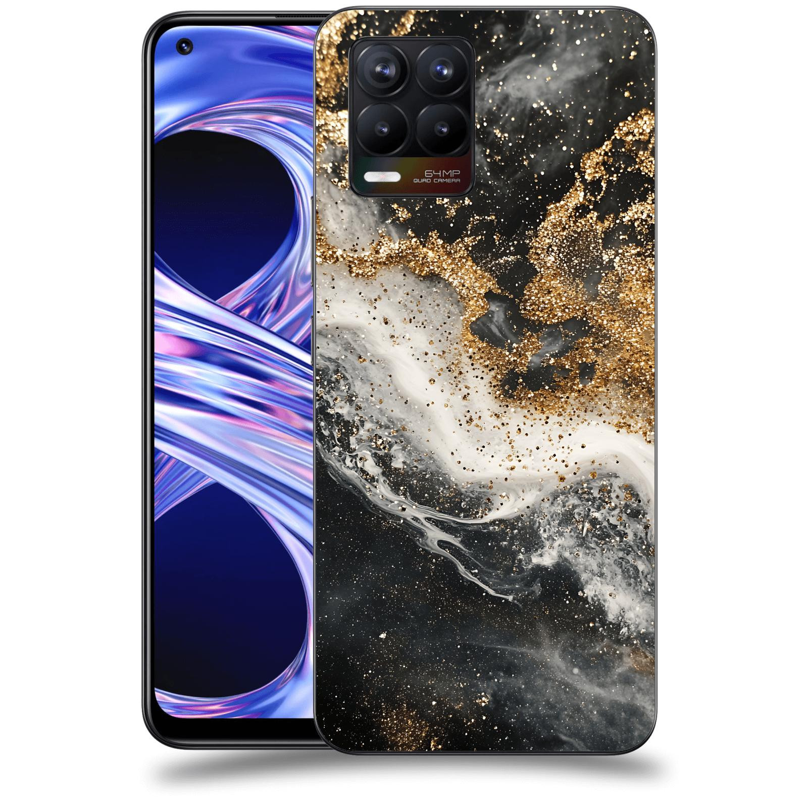 ACOVER Kryt na mobil Realme 8 - Liquid Gold I