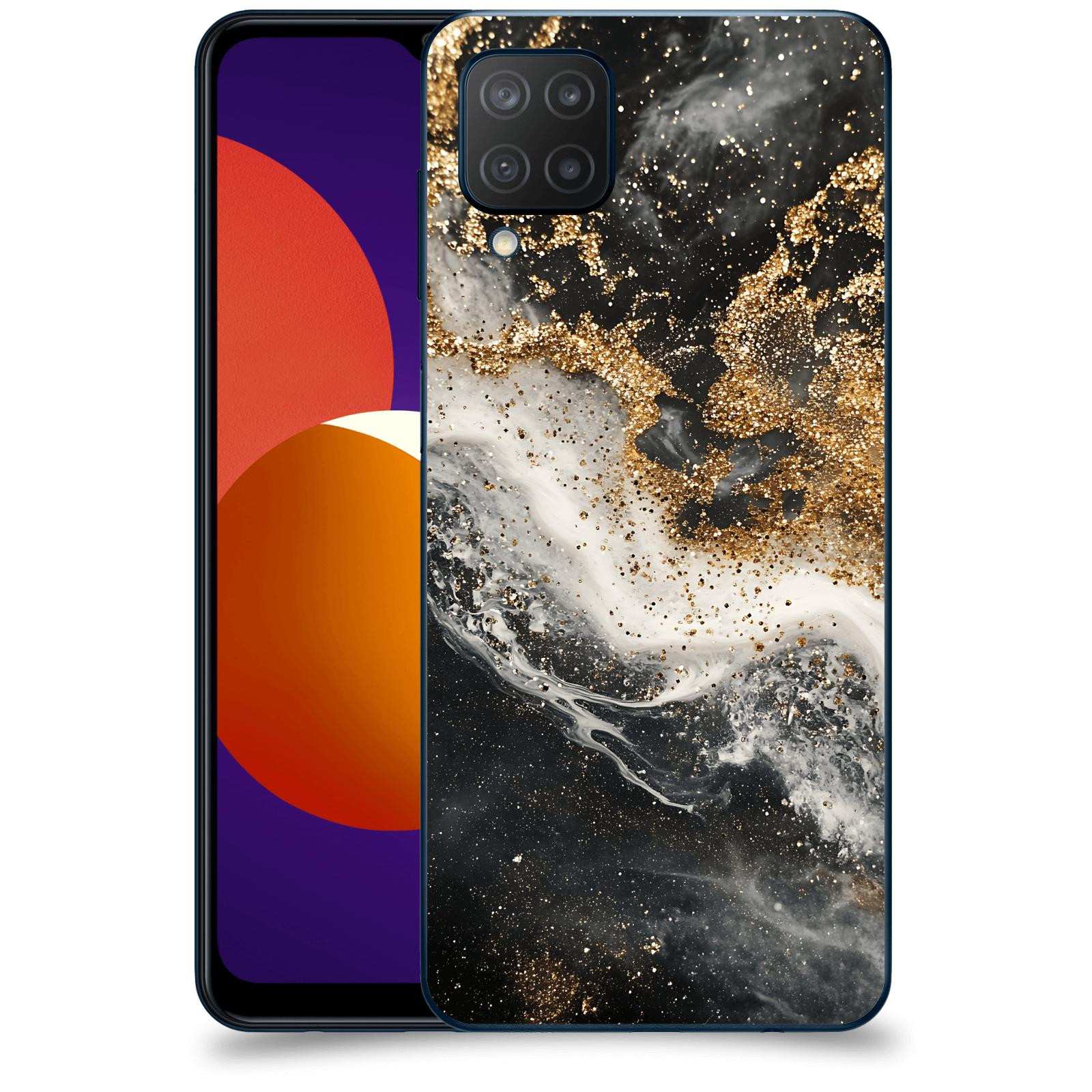 ACOVER Kryt na mobil Samsung Galaxy M12 M127F - Liquid Gold I