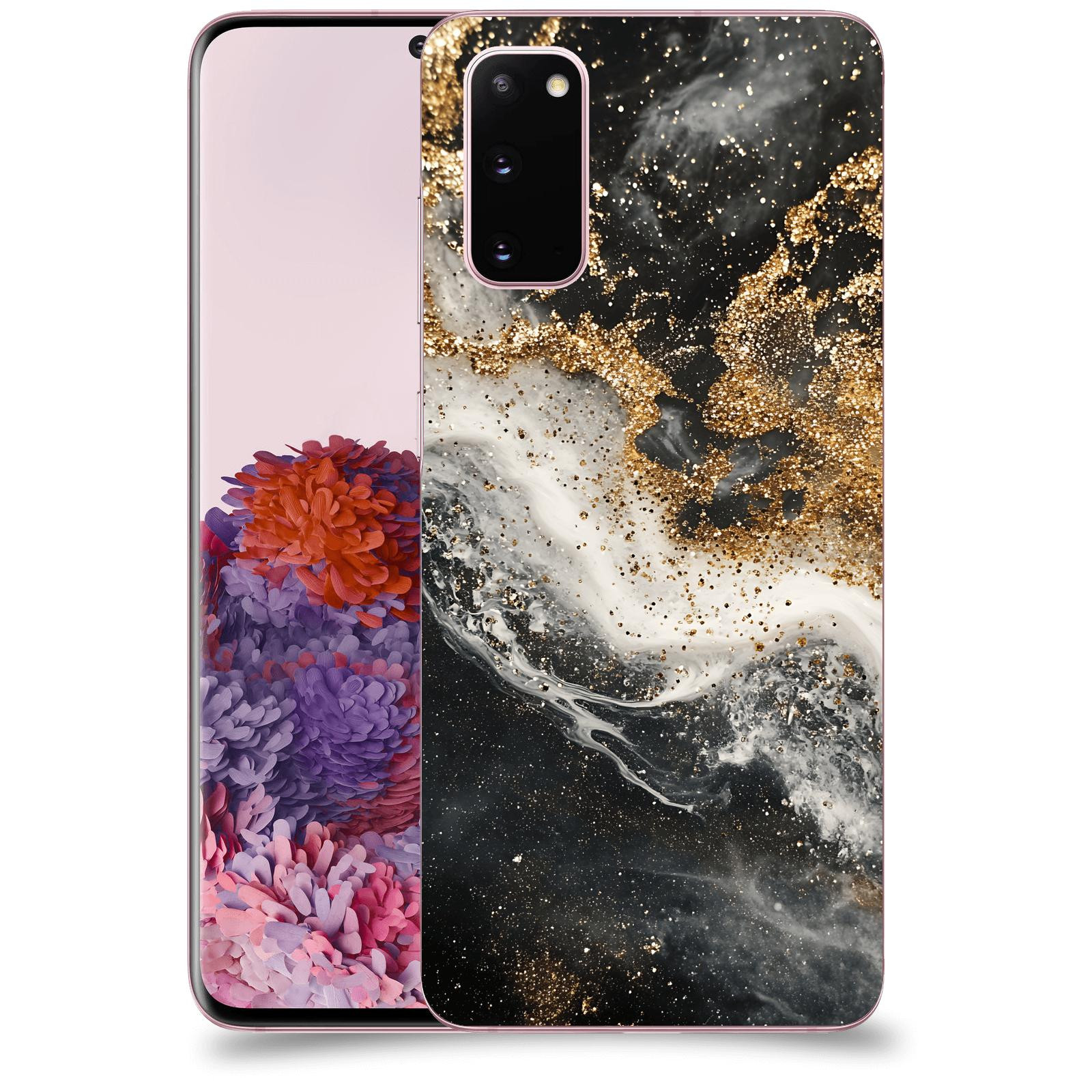 ACOVER Kryt na mobil Samsung Galaxy S20 G980F - Liquid Gold I