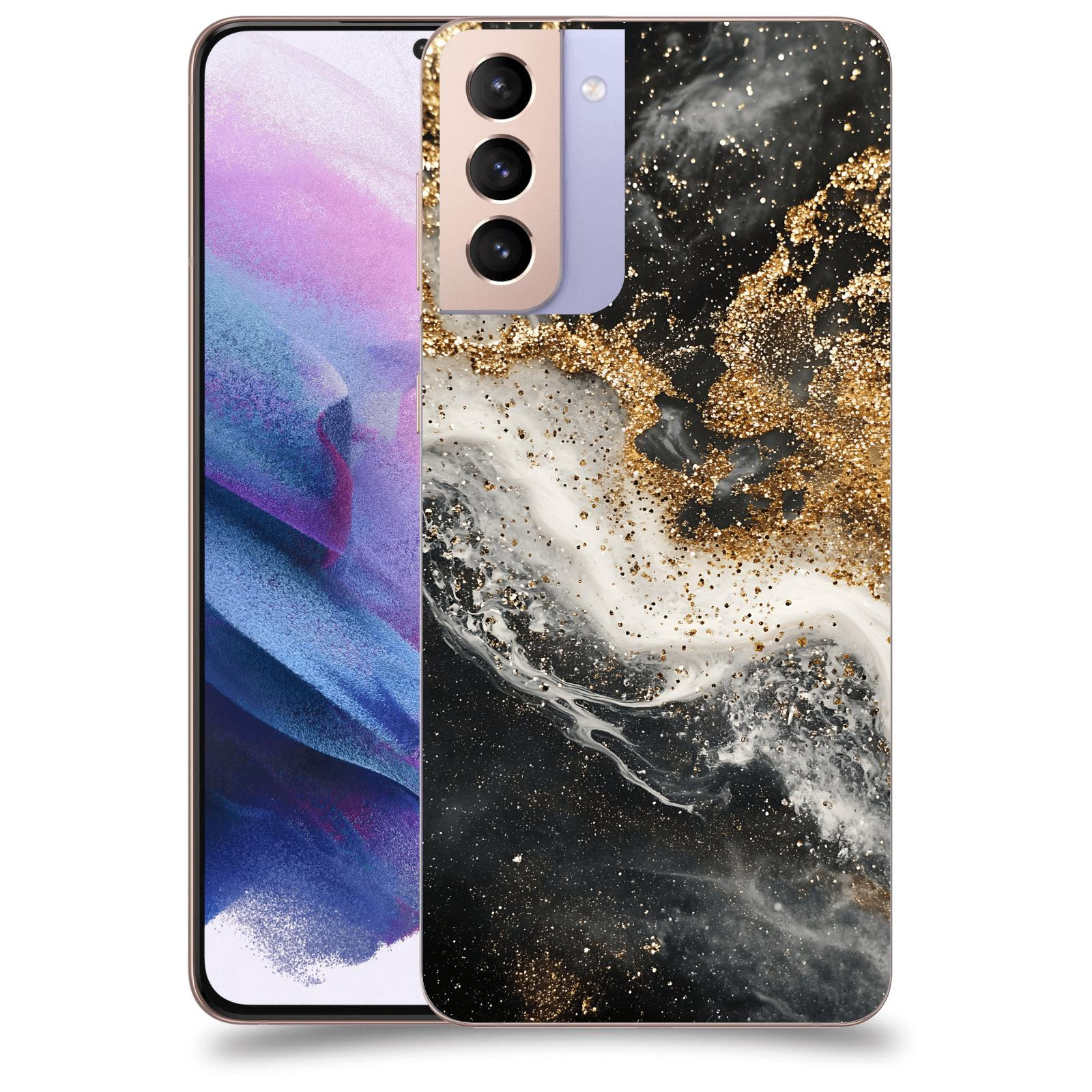 ACOVER Kryt na mobil Samsung Galaxy S21+ G996F - Liquid Gold I