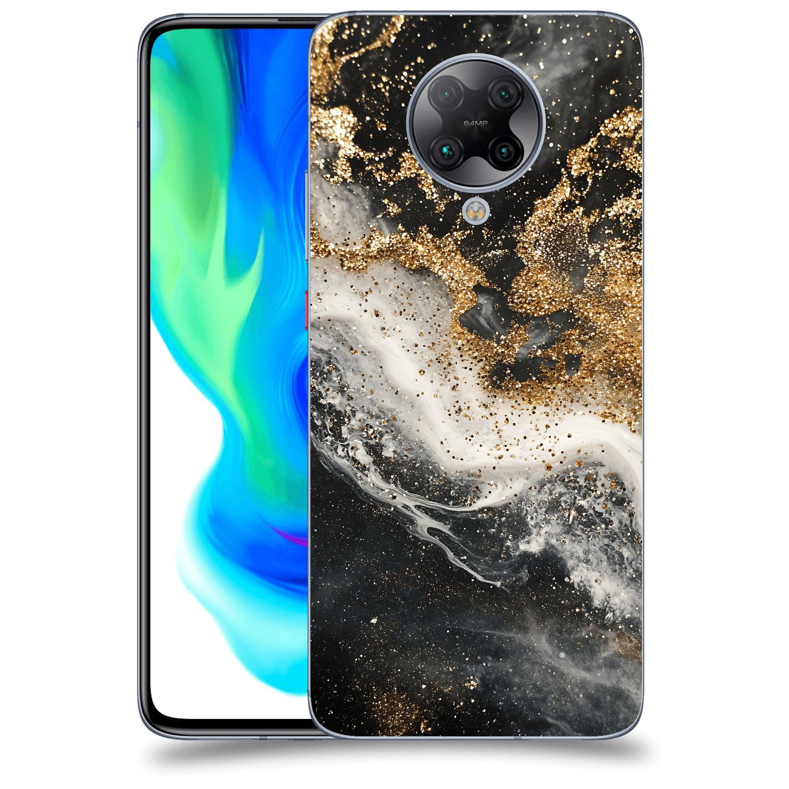 ACOVER Kryt na mobil Xiaomi Poco F2 Pro - Liquid Gold I