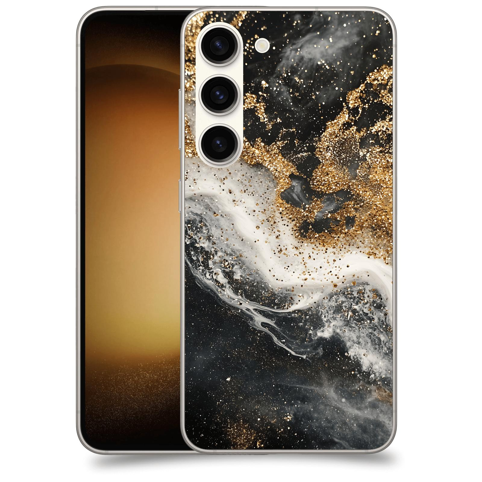 ACOVER Kryt na mobil Samsung Galaxy S23 5G - Liquid Gold I
