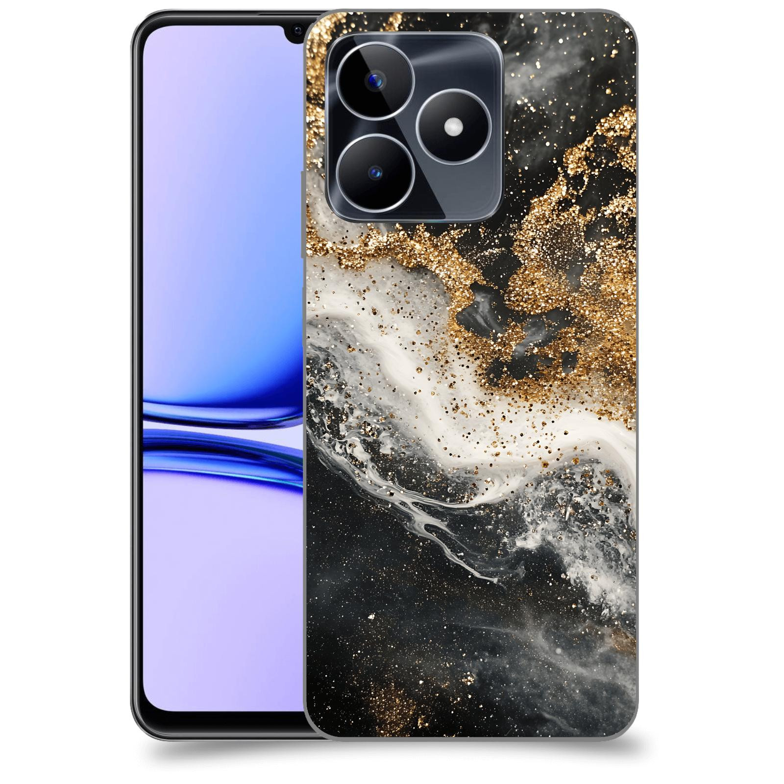 ACOVER Kryt na mobil Realme C53 - Liquid Gold I