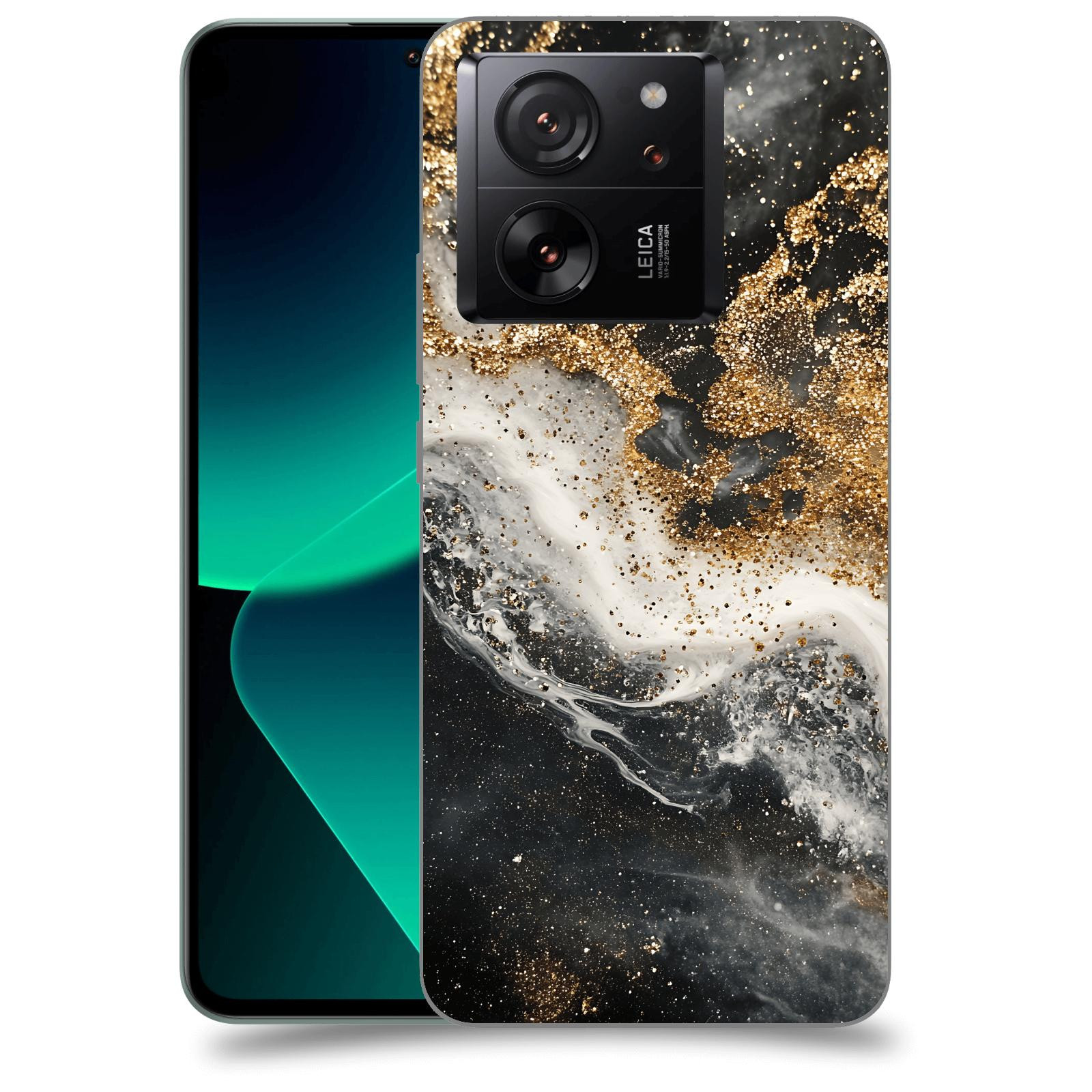 ACOVER Kryt na mobil Xiaomi 13T pro - Liquid Gold I