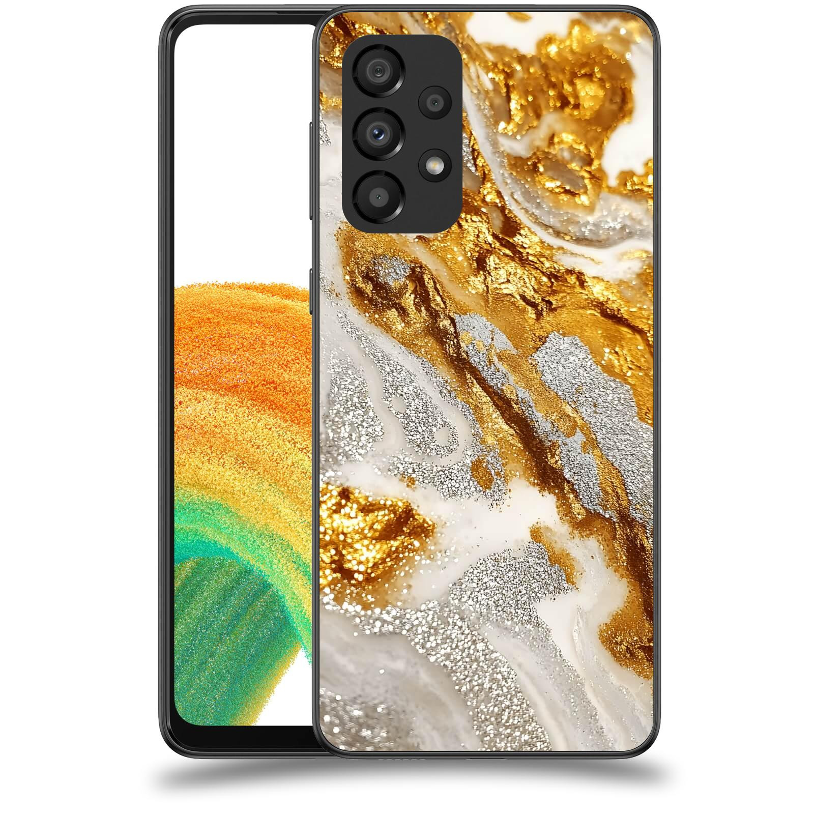 ACOVER Kryt na mobil Samsung Galaxy A33 5G A336 - Liquid Gold II