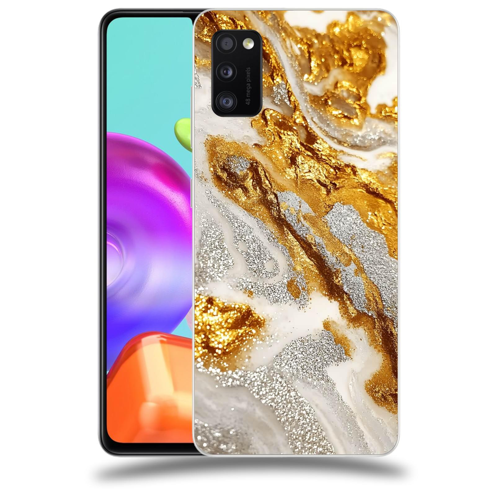 ACOVER Kryt na mobil Samsung Galaxy A41 A415F - Liquid Gold II