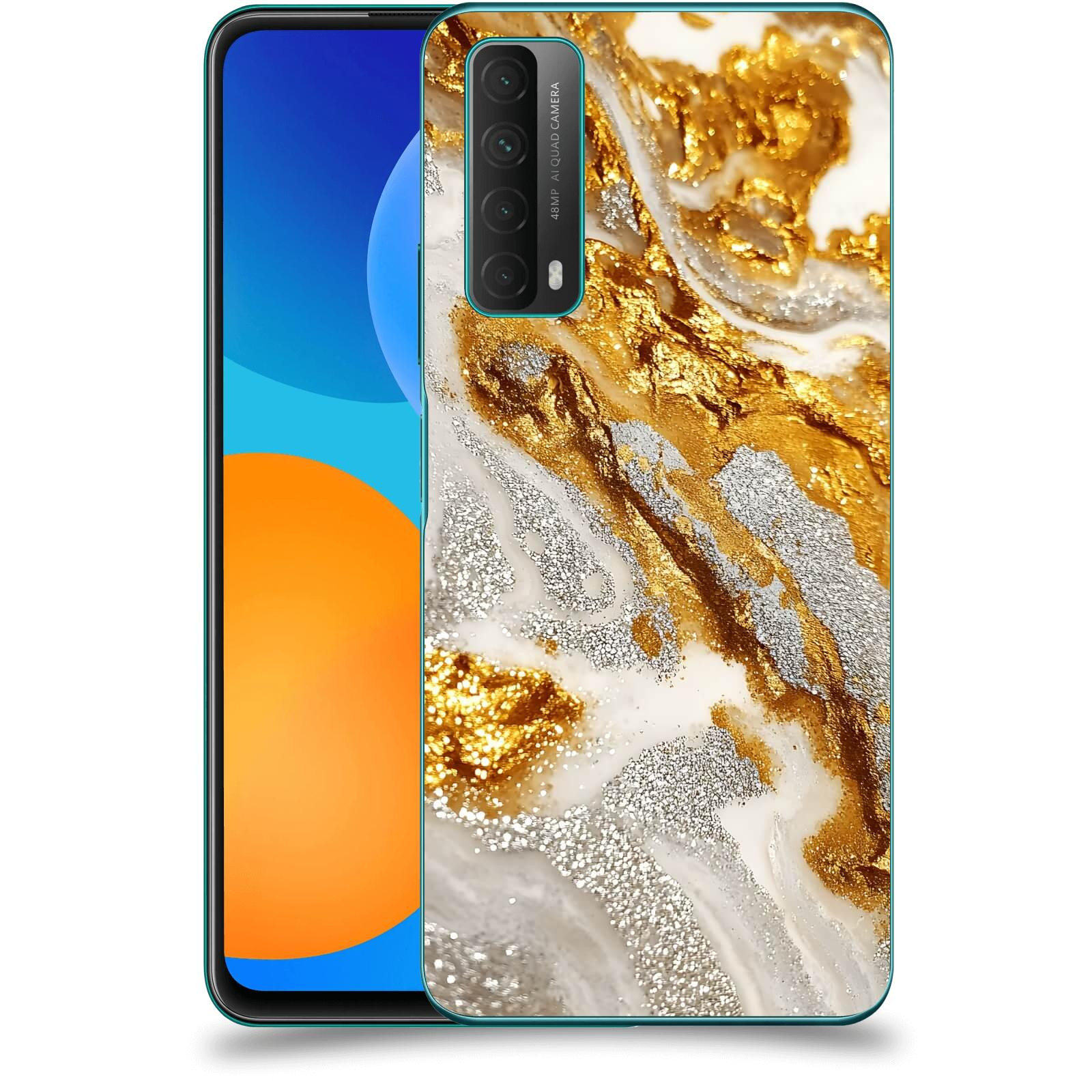 ACOVER Kryt na mobil Huawei P Smart 2021 - Liquid Gold II